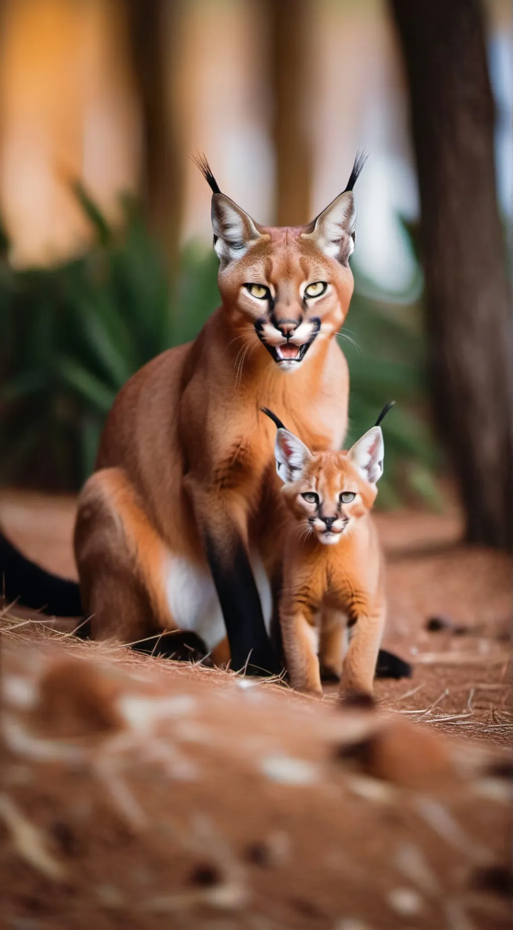 ai character: Caracal world (7) background