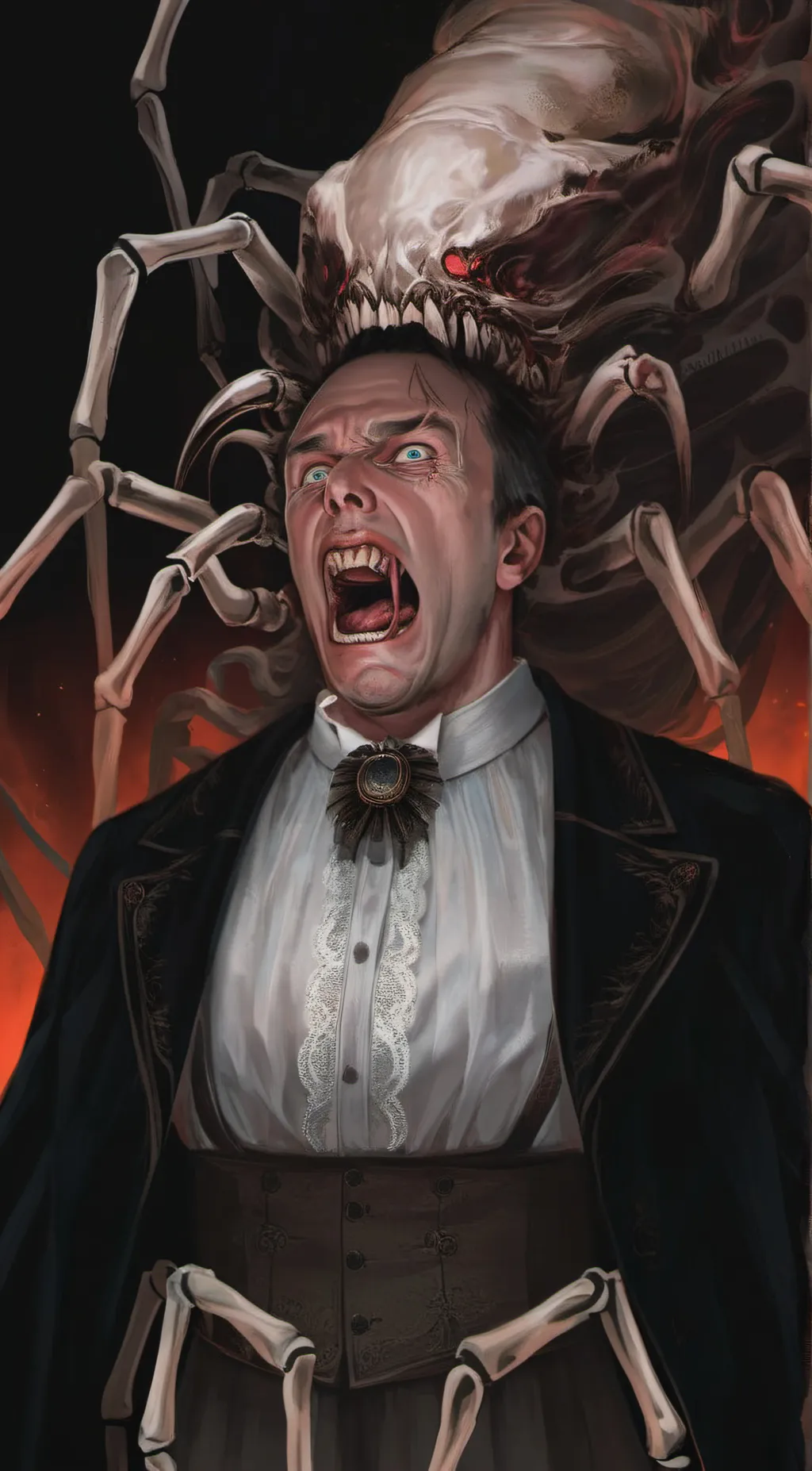 ai character: Fered background