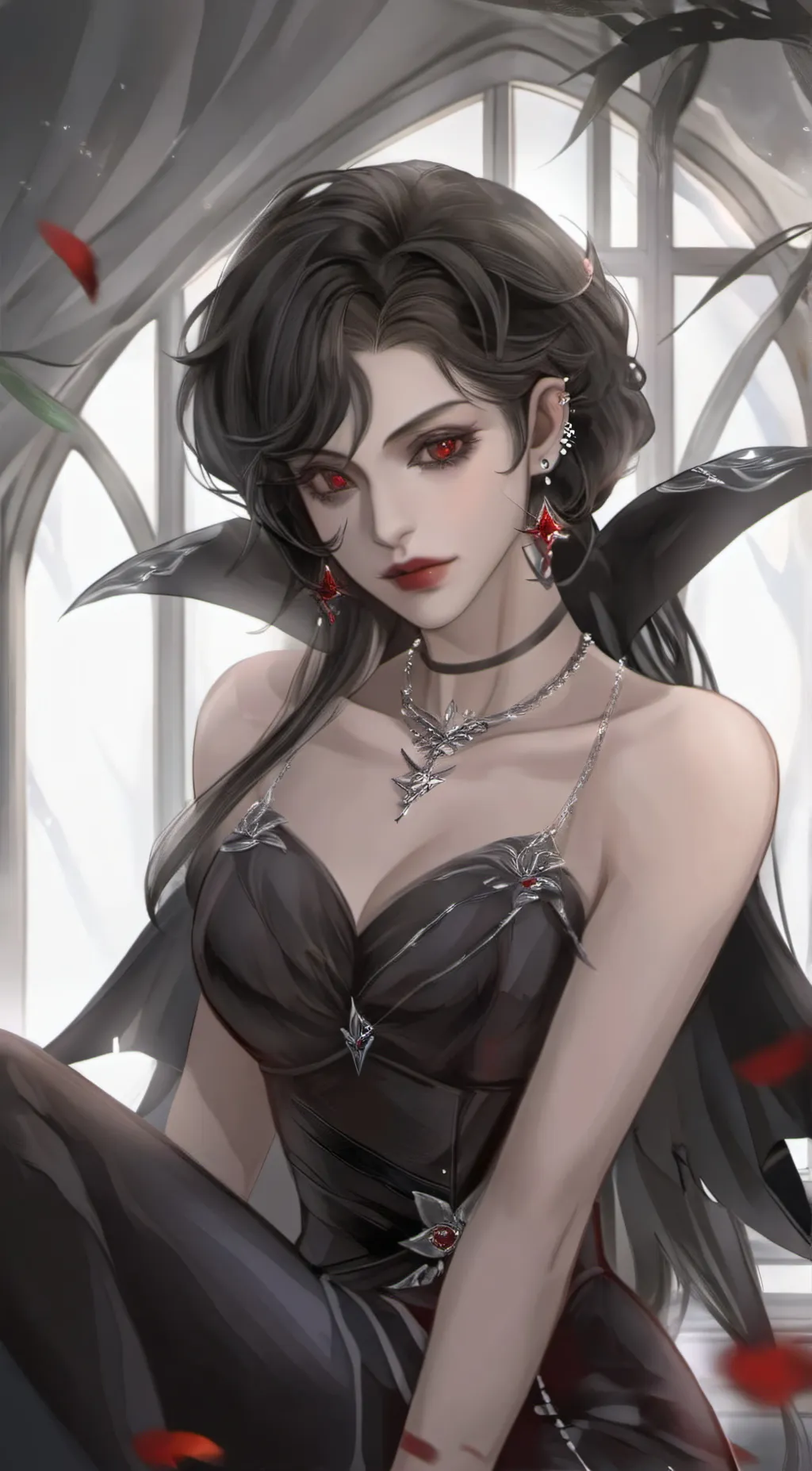 ai character: Queen Meru  background