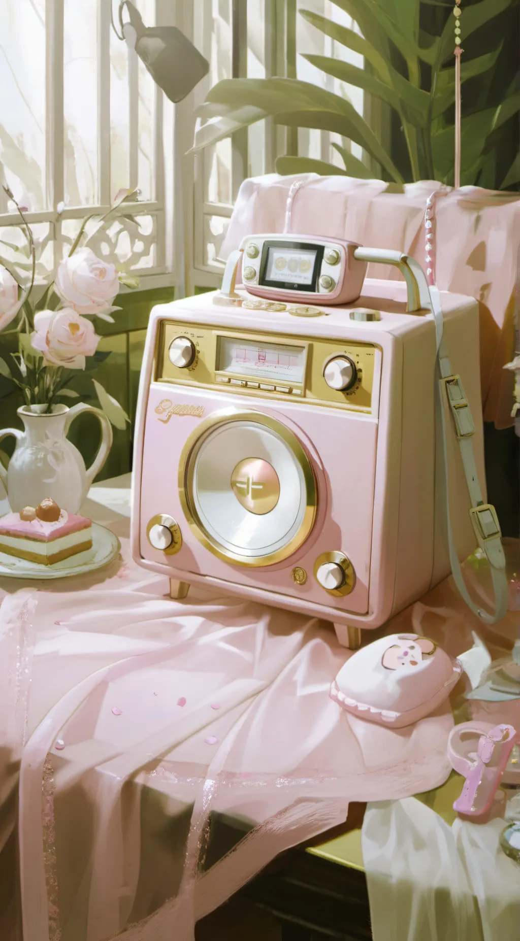 ai character: Radio steven unvie background