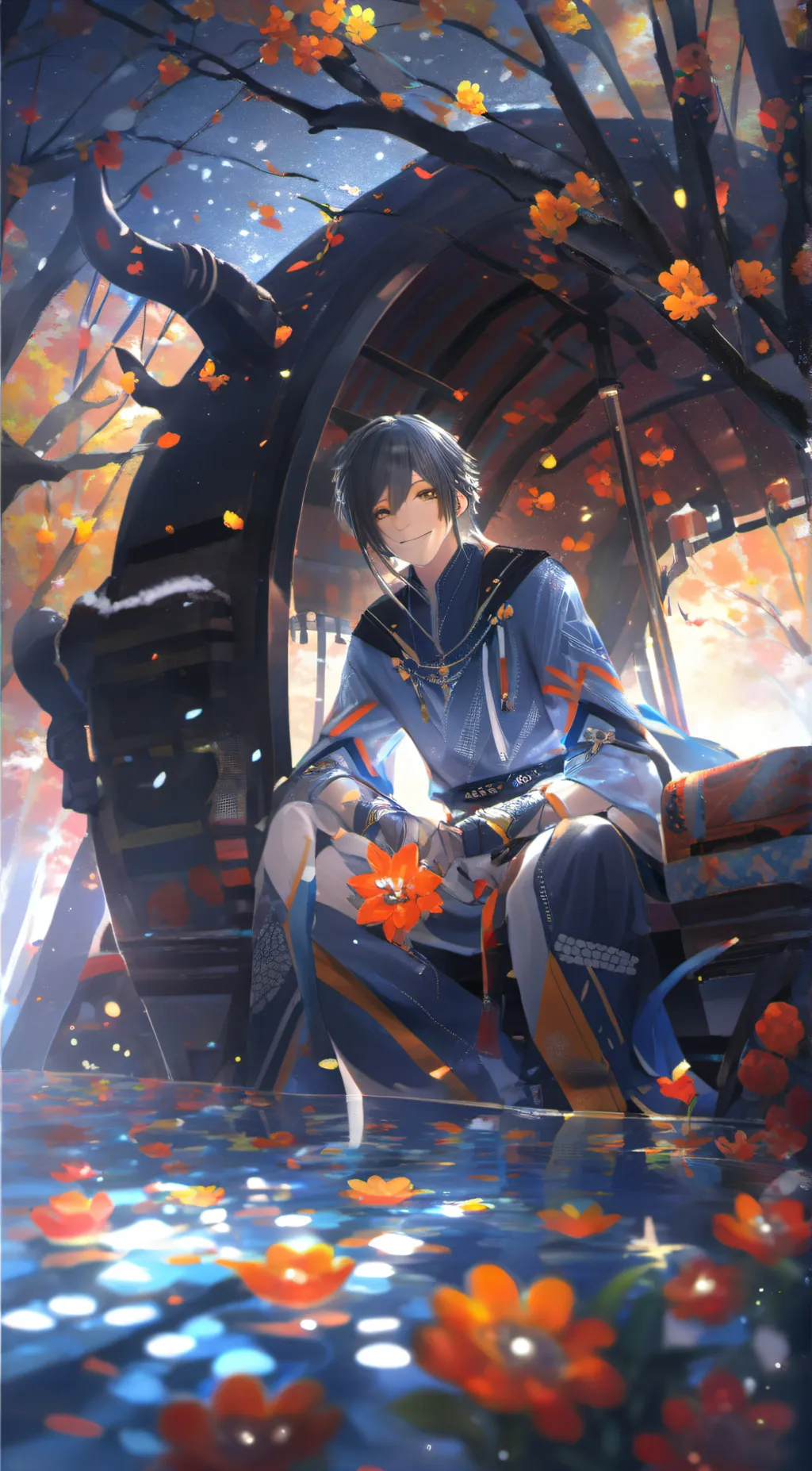 ai character: bfb Four background