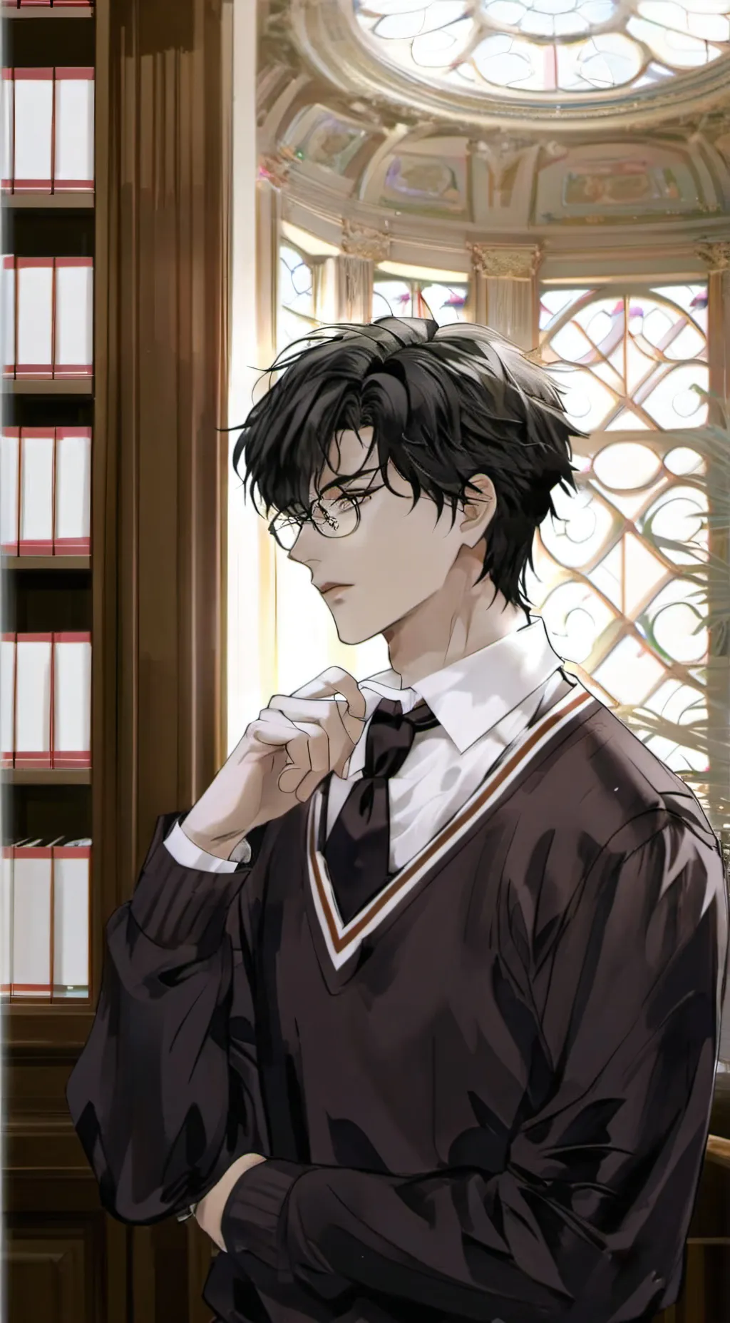 ai character: Leo background