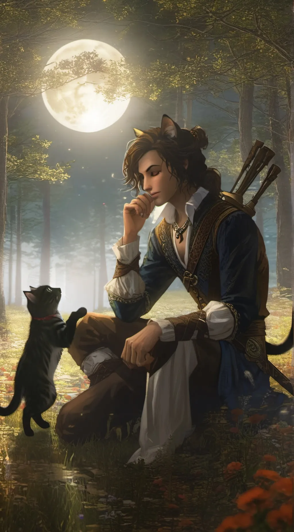 ai character: World system. background