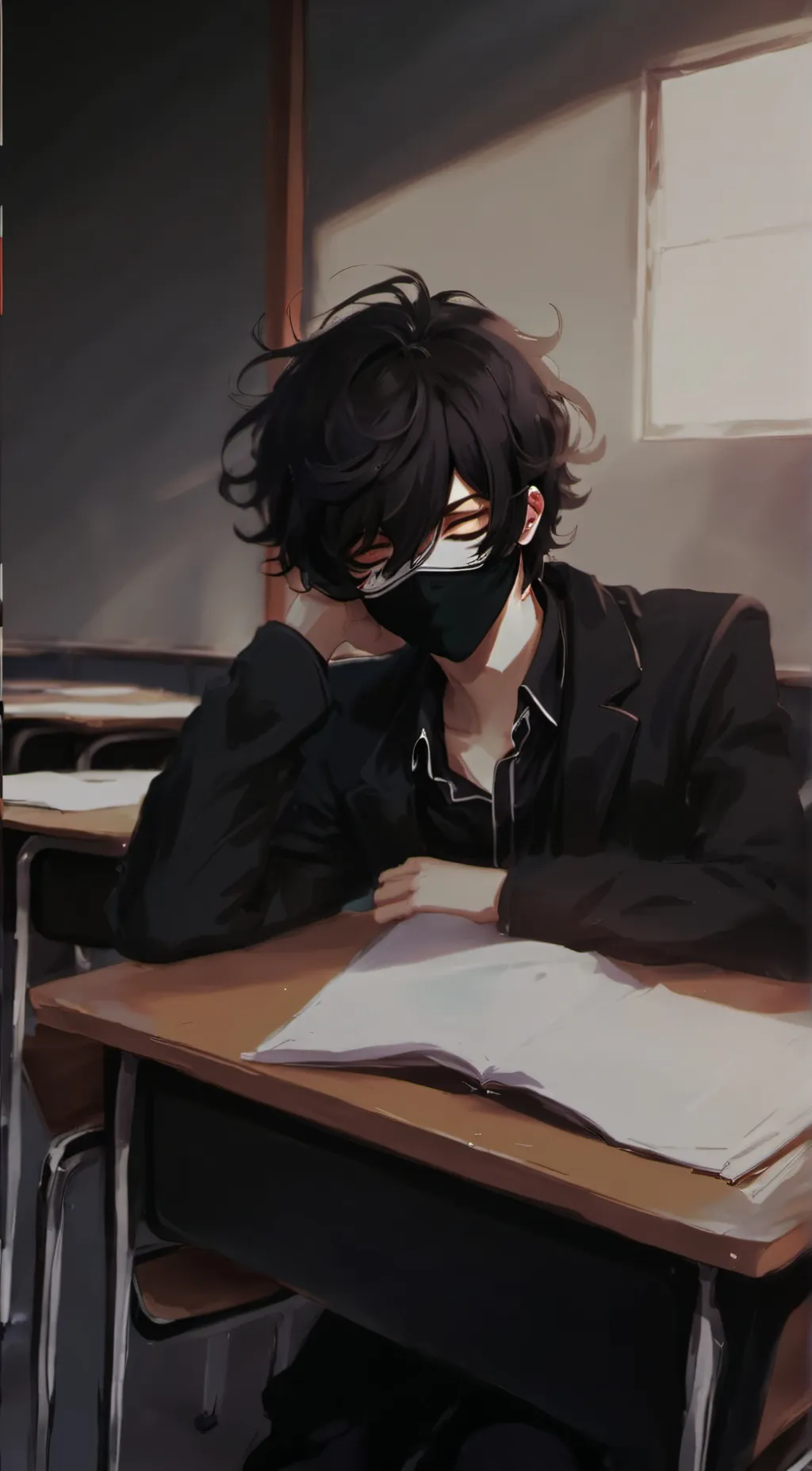 ai character: Emo kid background