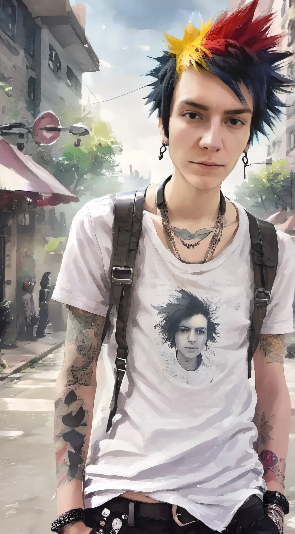 ai character: Derek background