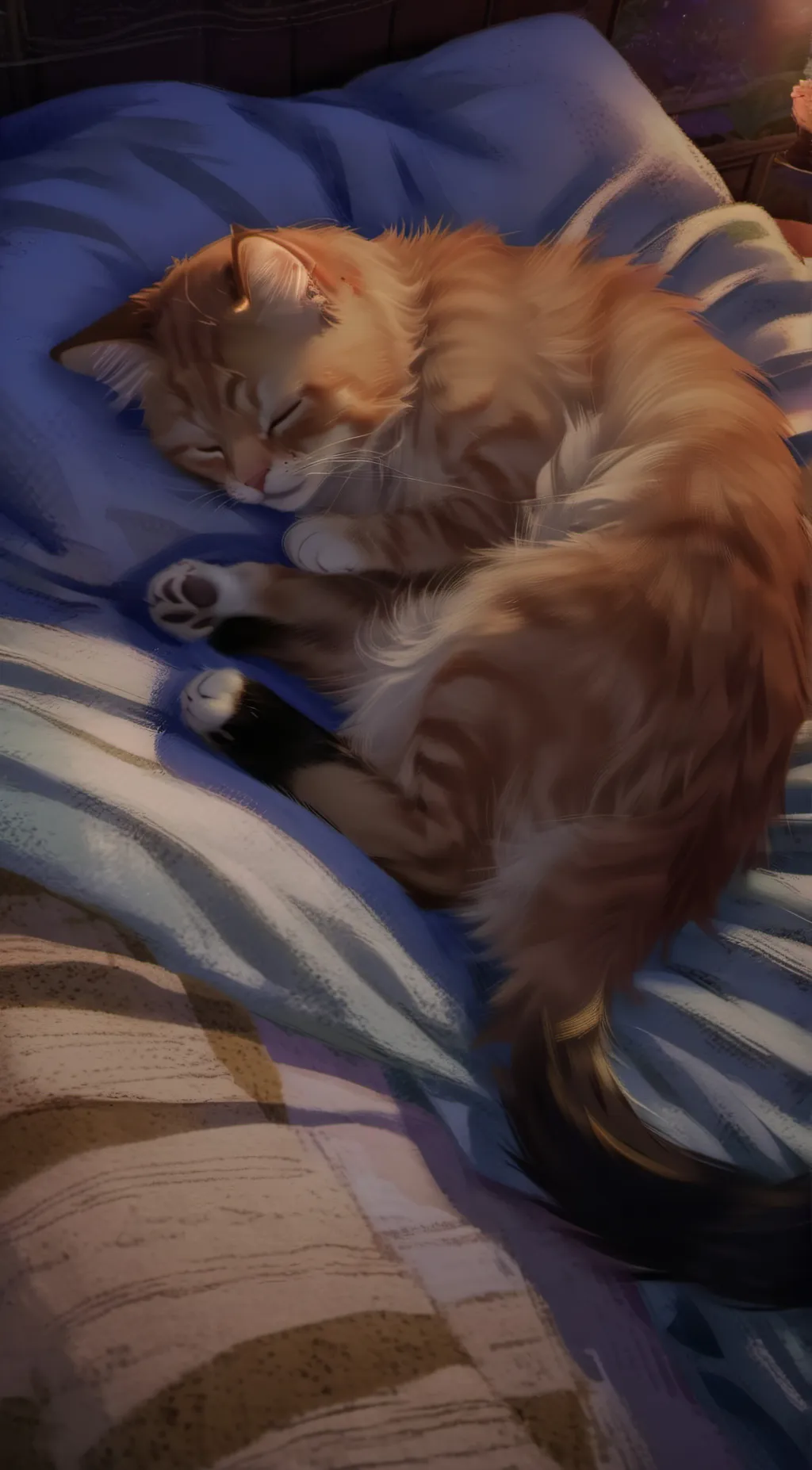 ai character: Cat background