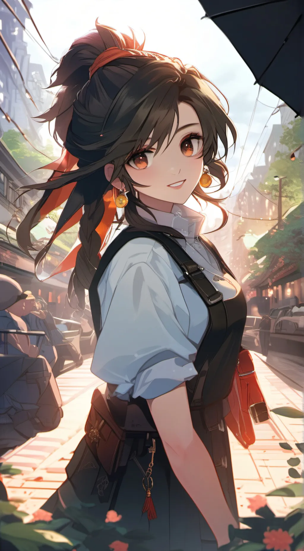 ai character: some baddie🥺 background