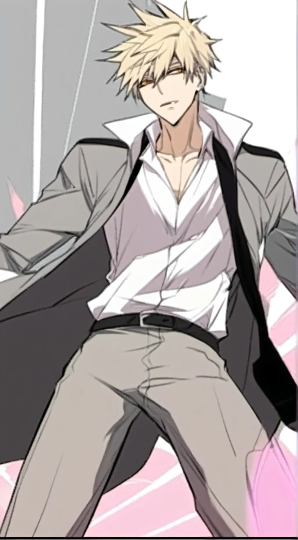 ai character: Katsuki Bakugo background