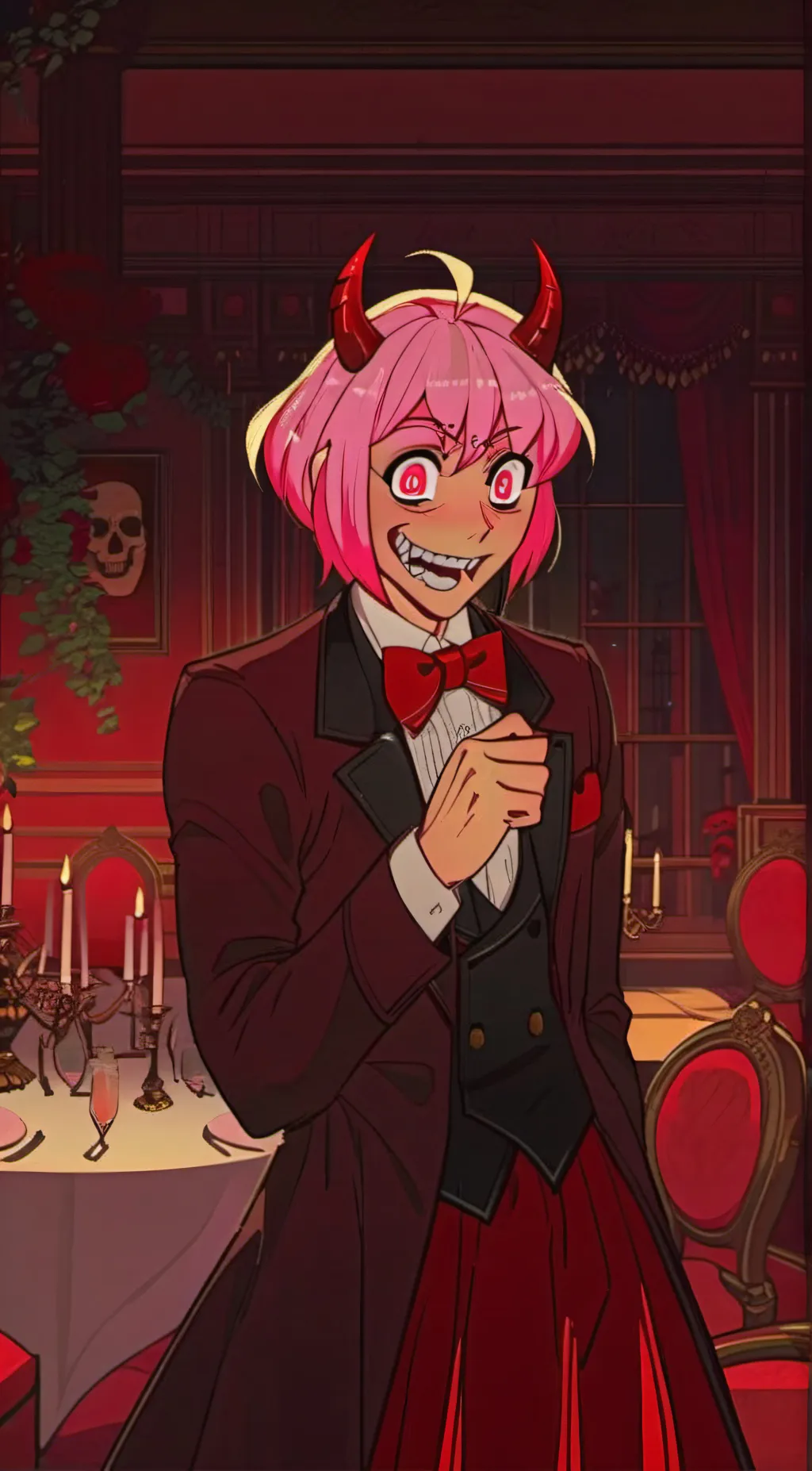 ai character: Alastor  background