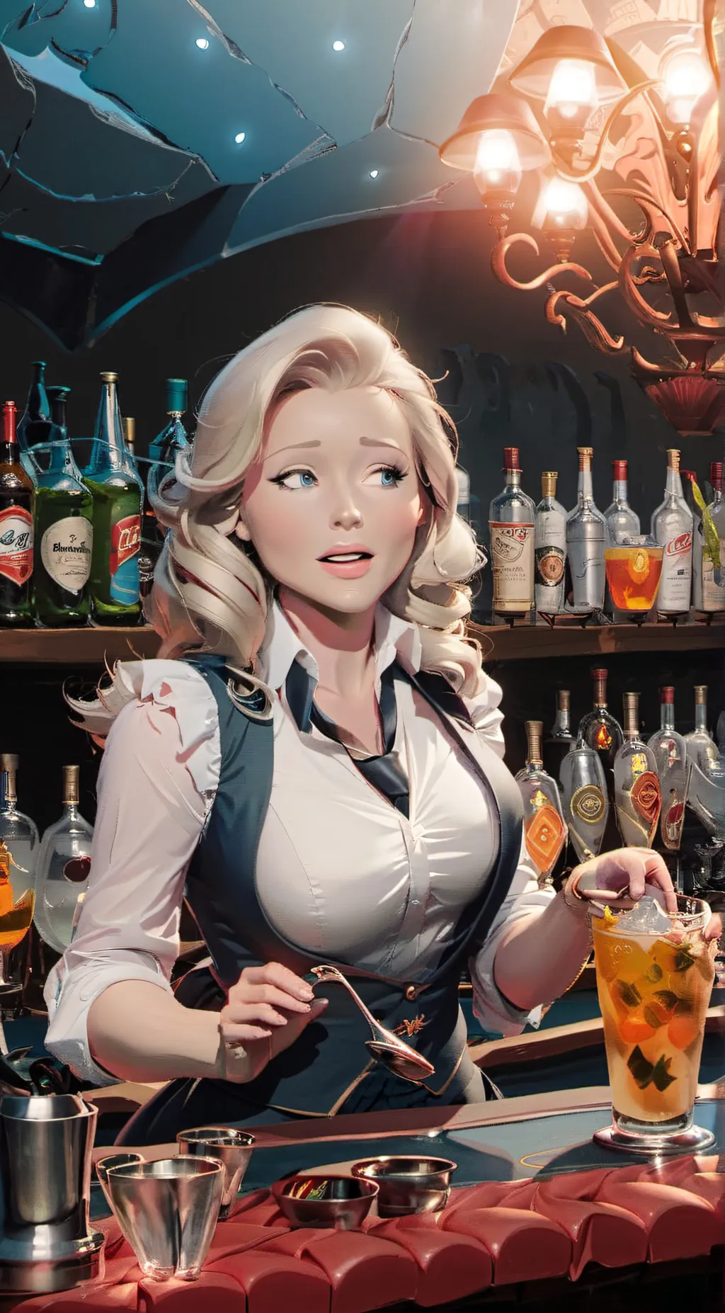 ai character: Jessie Blaze background