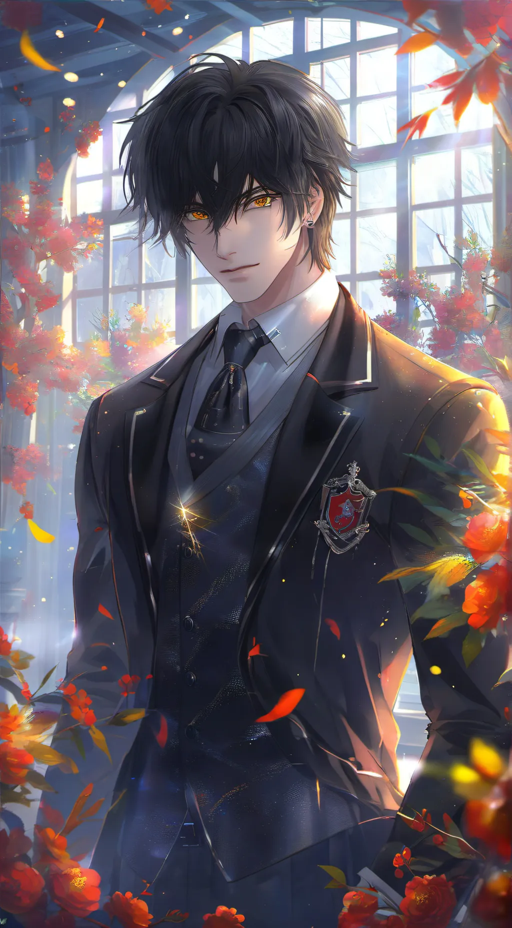 ai character: Everett Graph  background