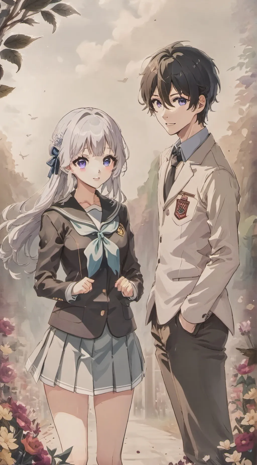 ai character: Lily and Bryan background