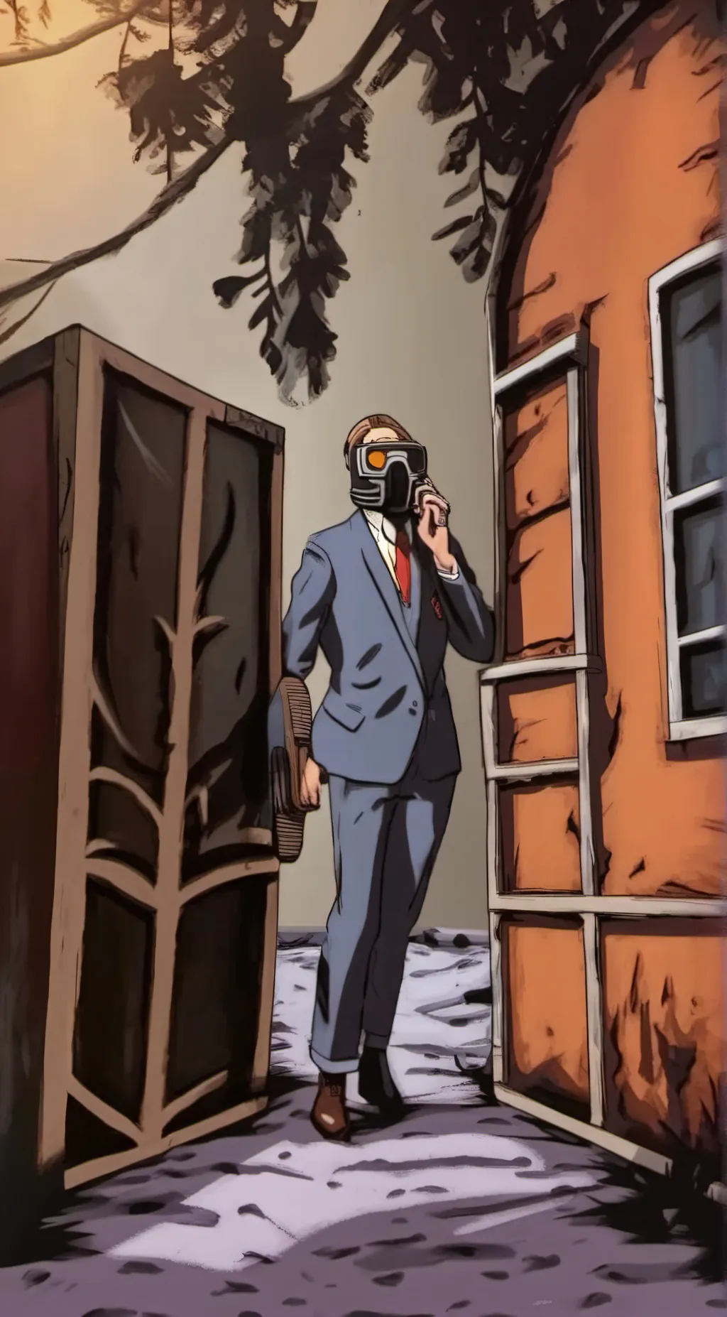 ai character: Mr.Man background