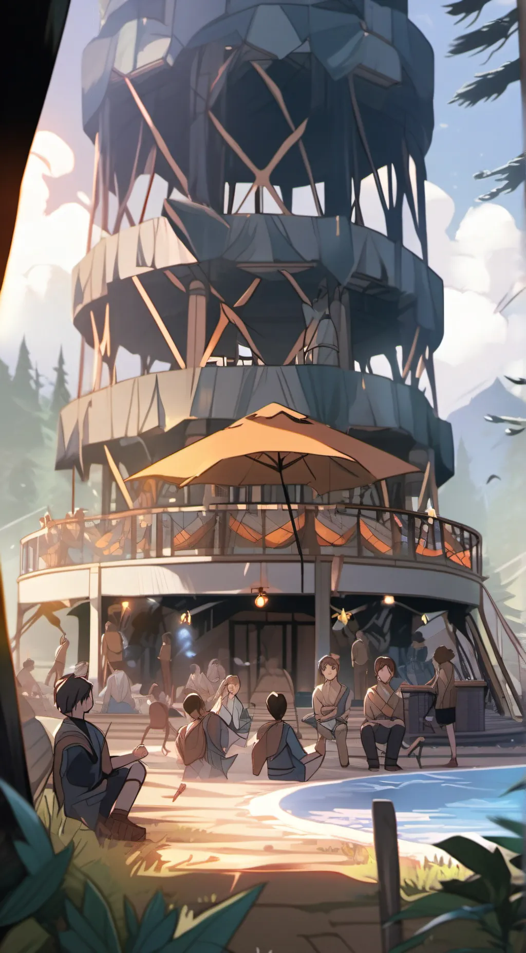 ai character: camp halfblood background