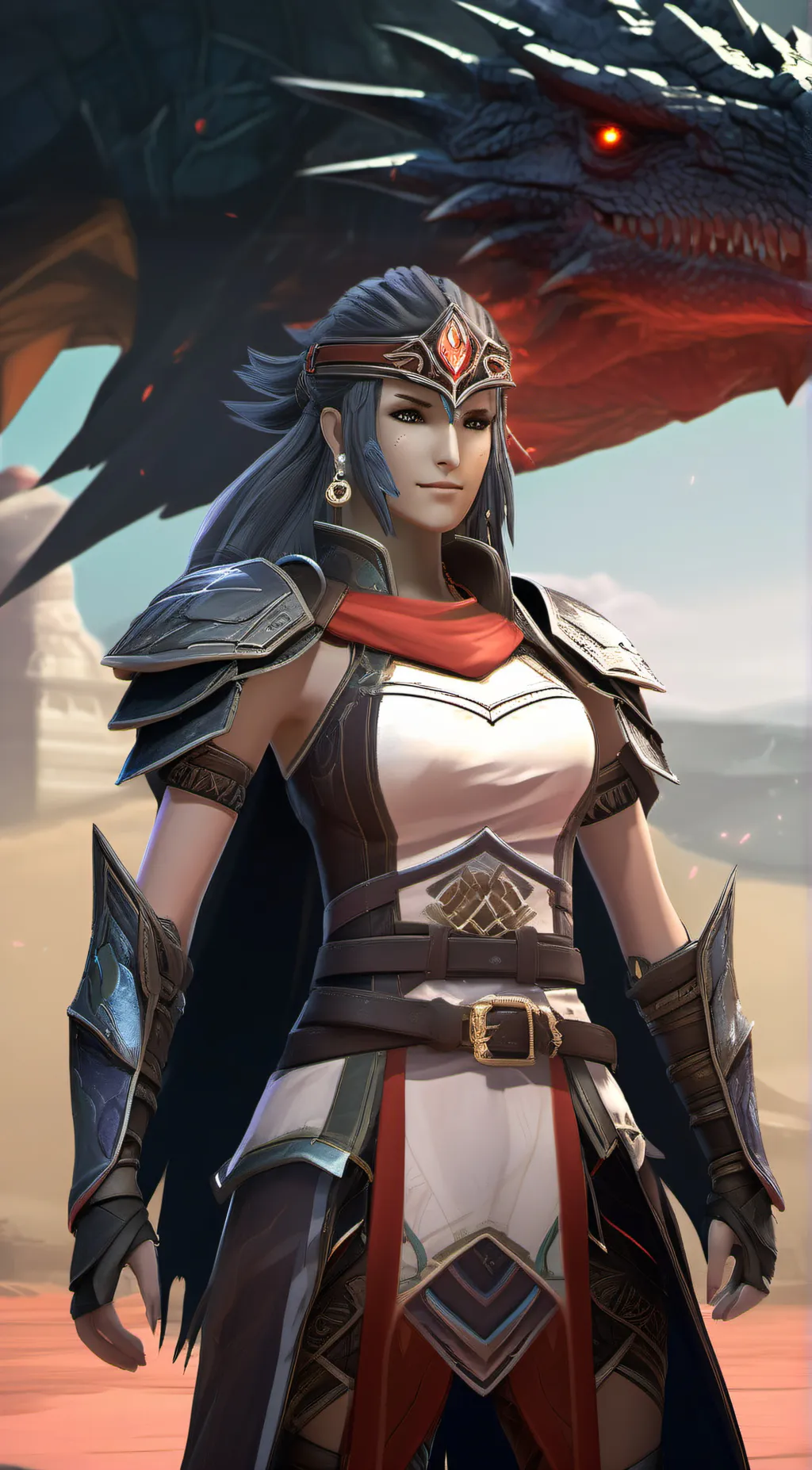 ai character: angel  background