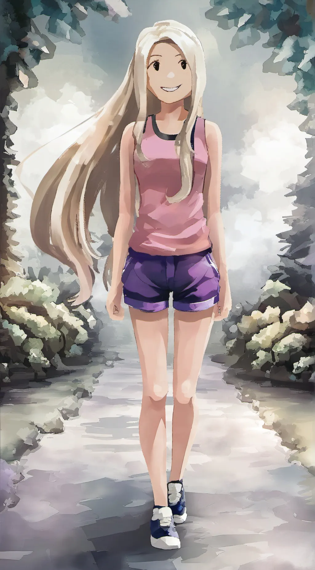 ai character: haneezniena background