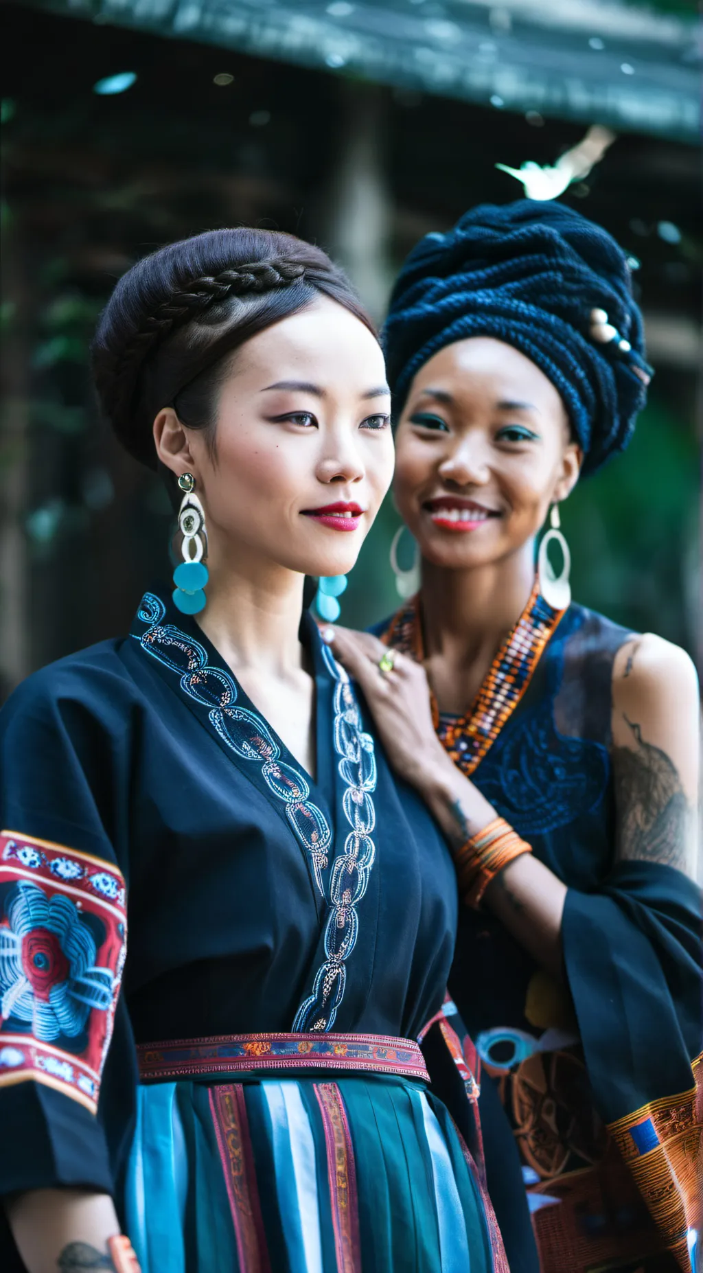 ai character: Shuri & Yukama background