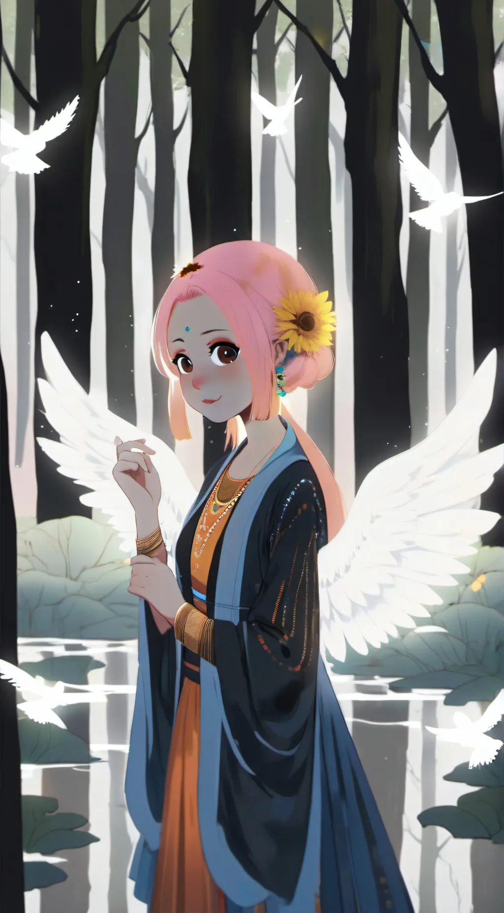 ai character: nimona background