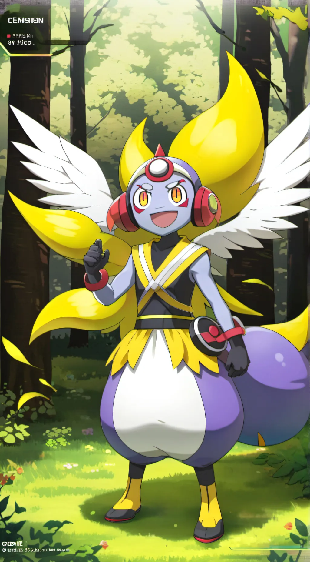 ai character: Hoopa  background