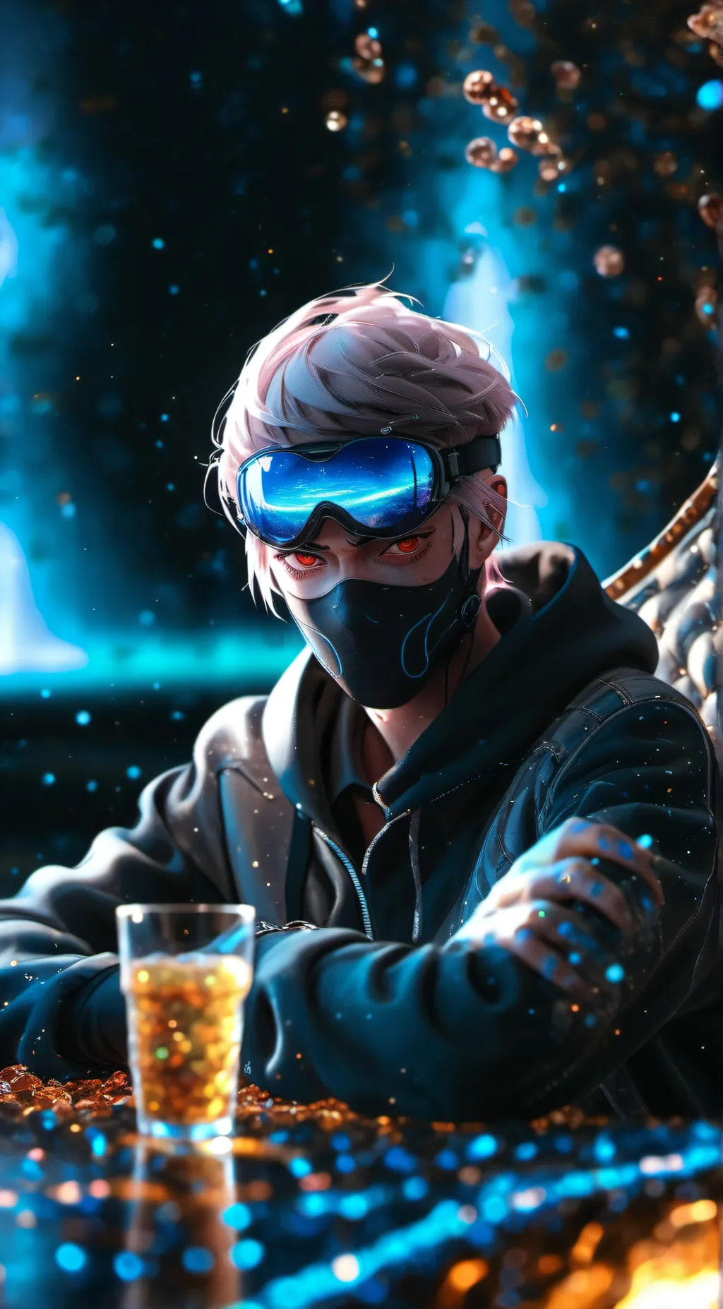 ai character: iman  background