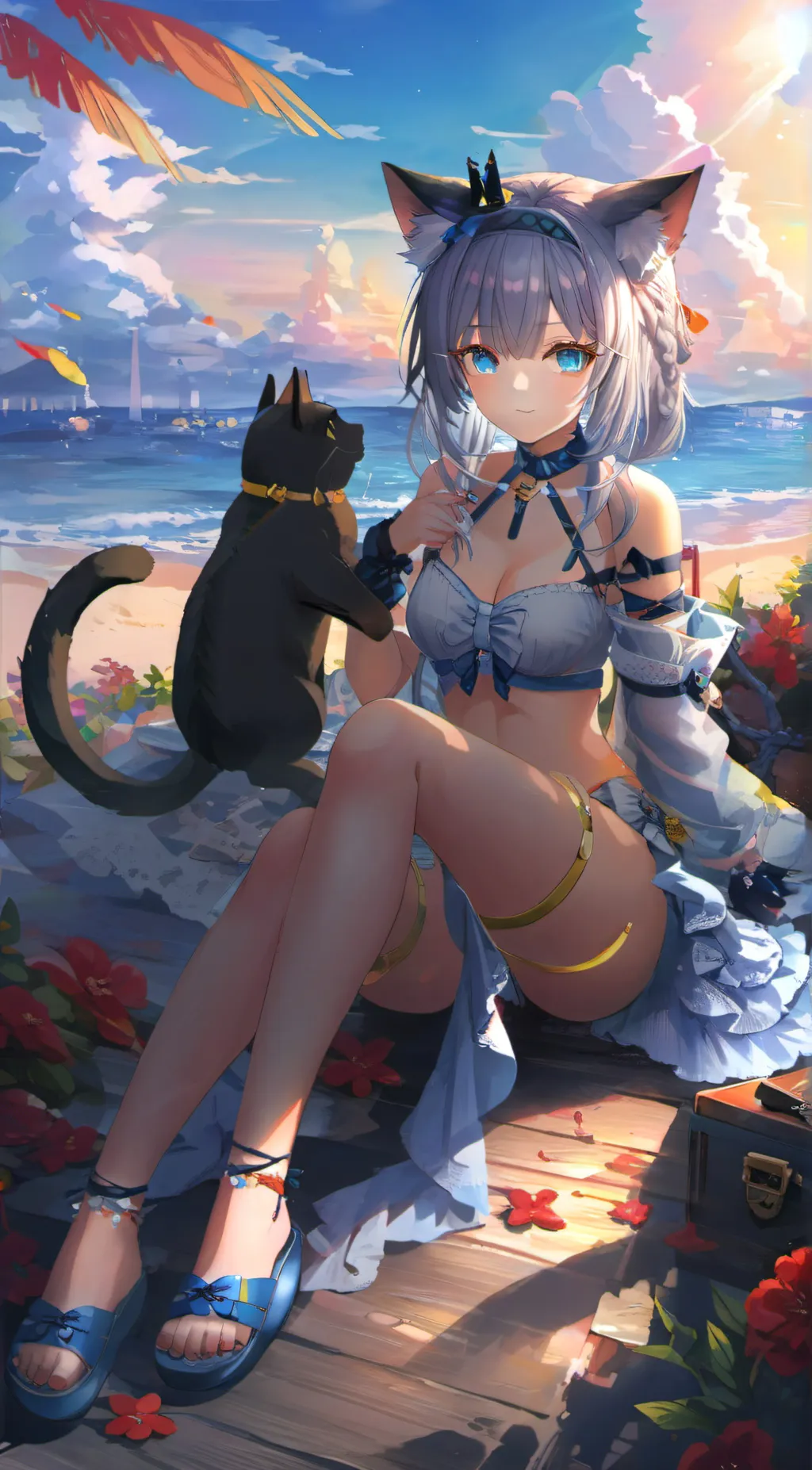 ai character: Akari background