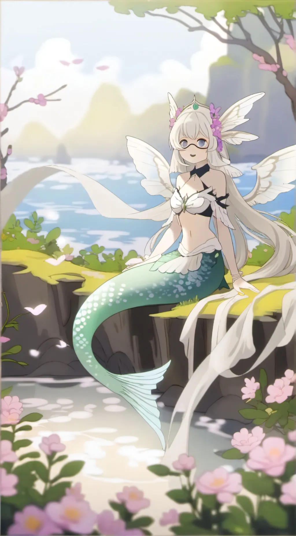 ai character: Rose background