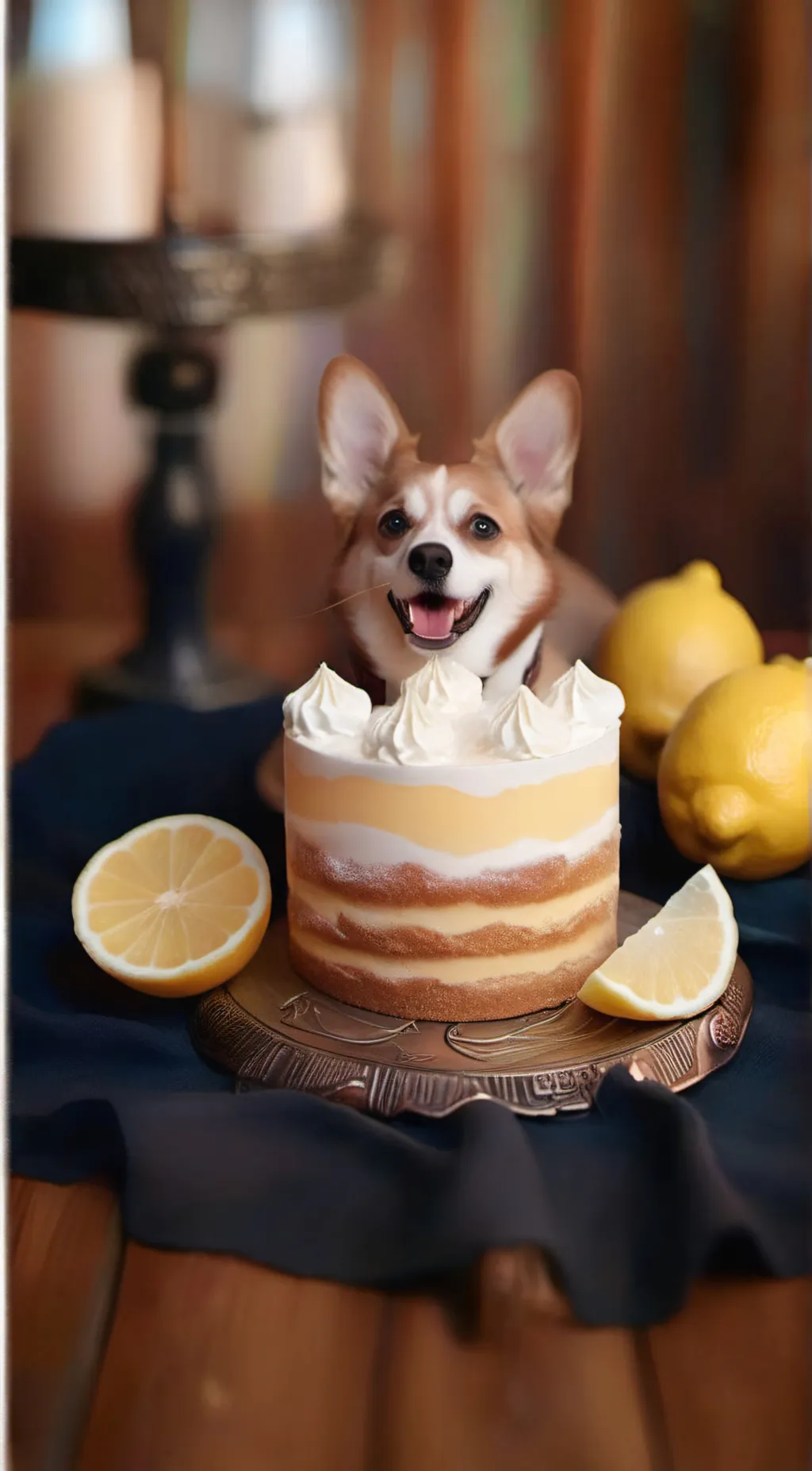 ai character: Lemon background