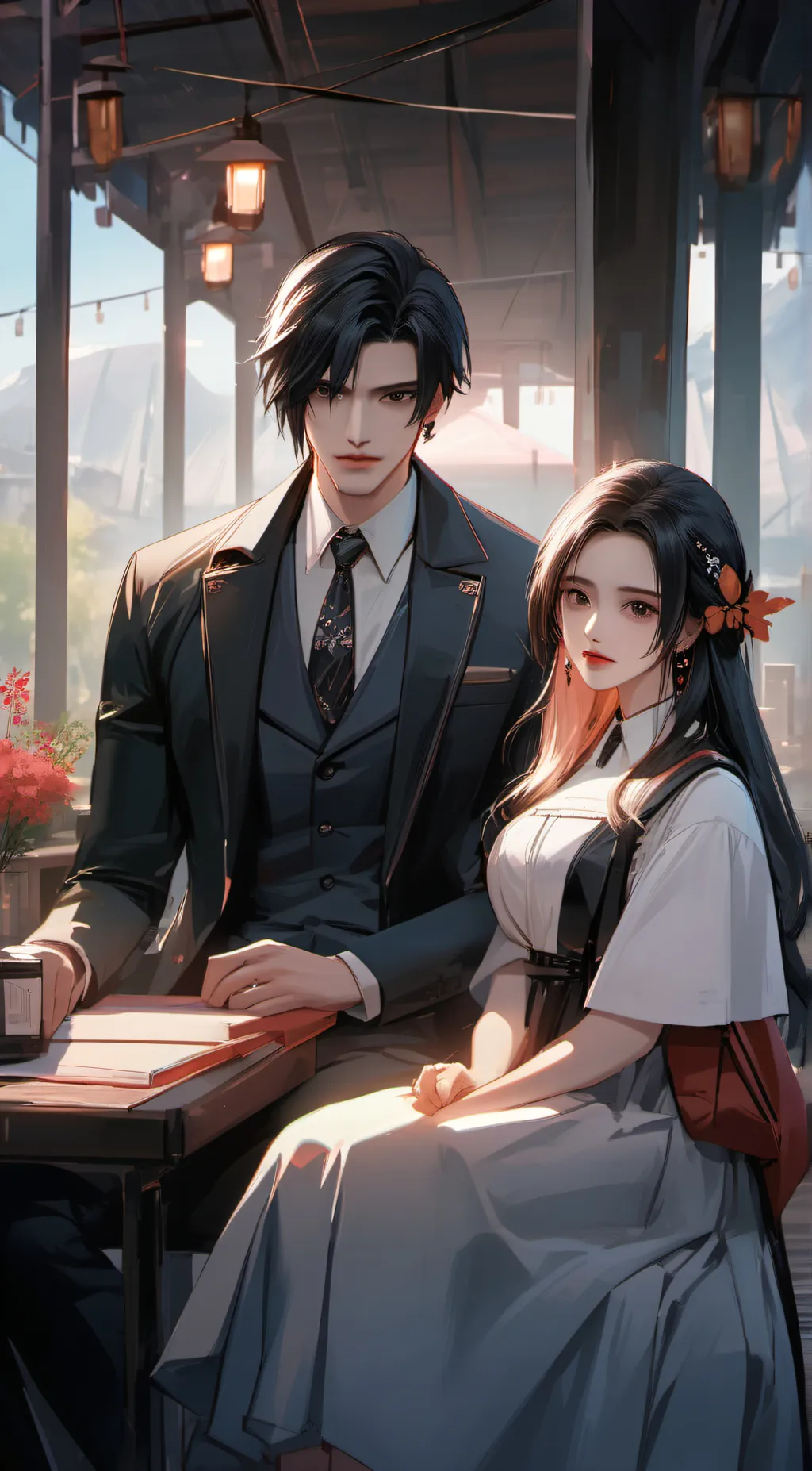 ai character: Jackie  background