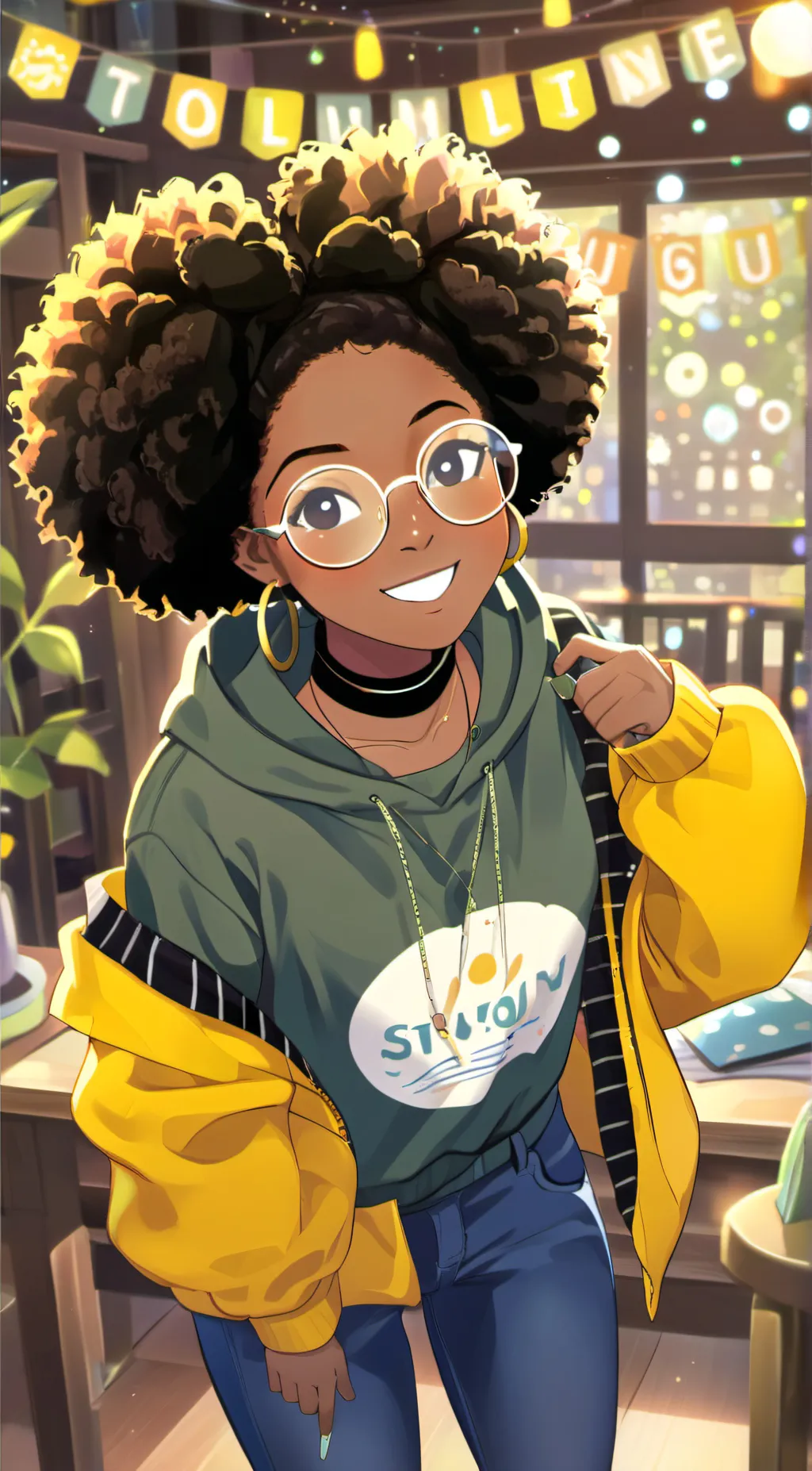 ai character: Ayla Jones background