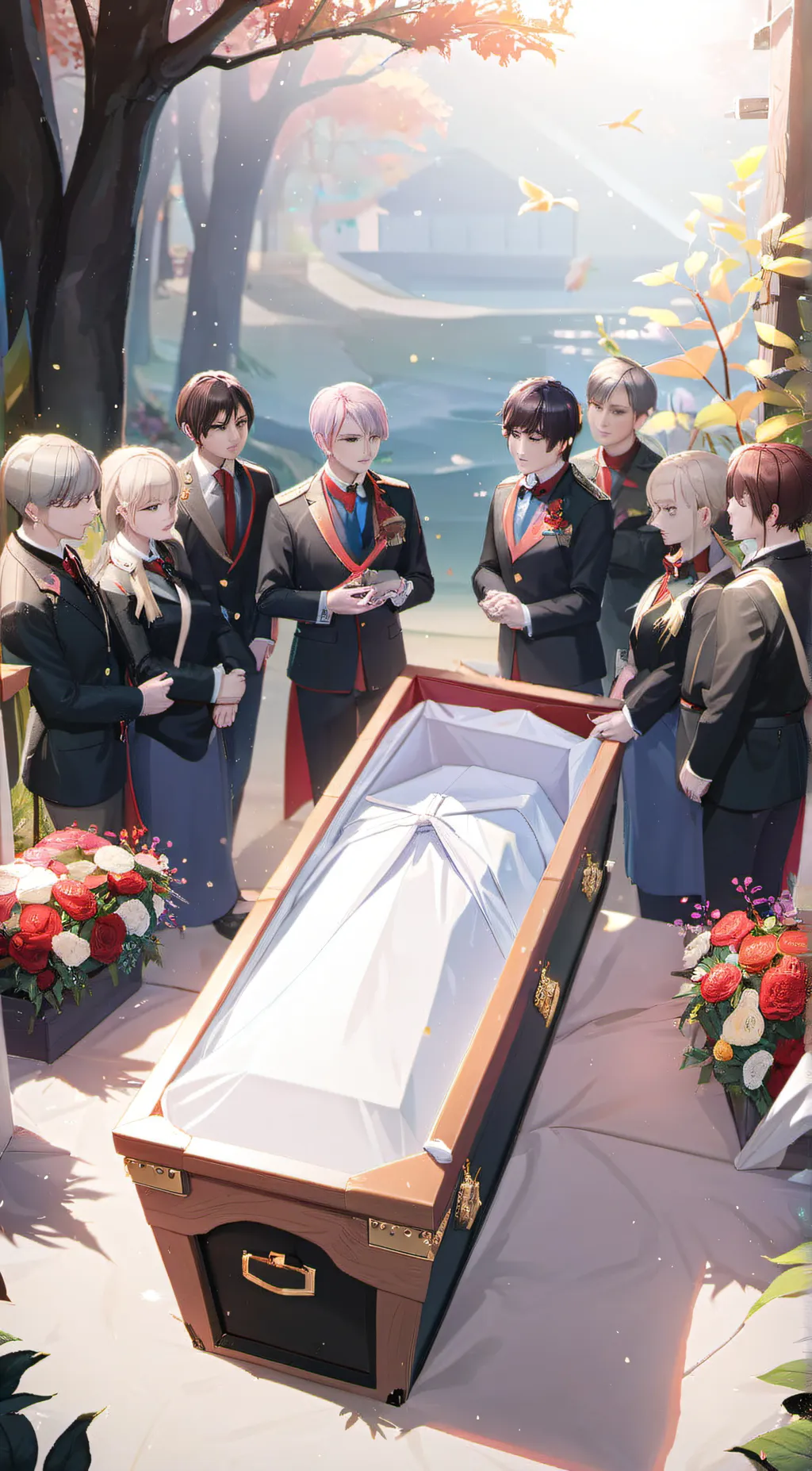 ai character: your burial  background