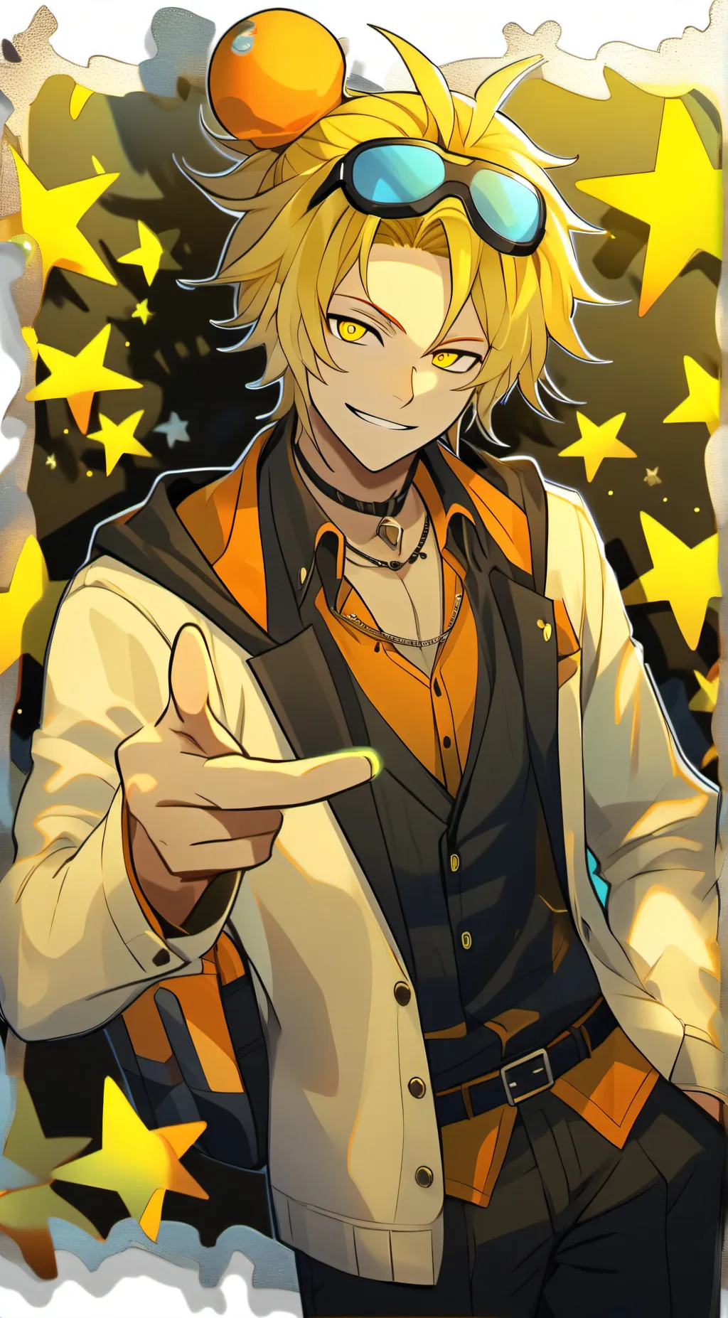 ai character: DENKI KAMINARI background