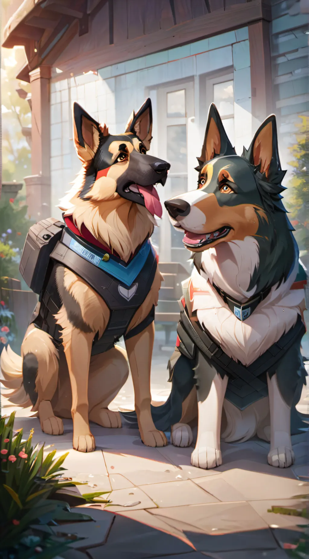 ai character: Hänsel and Austie background