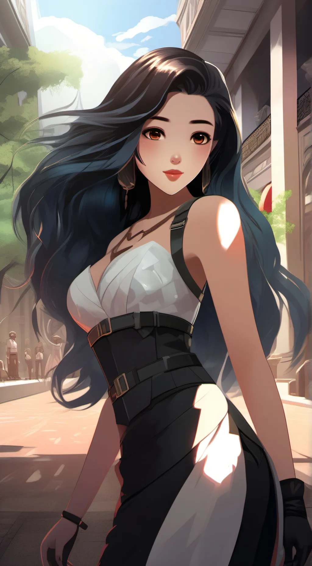 ai character: four  background