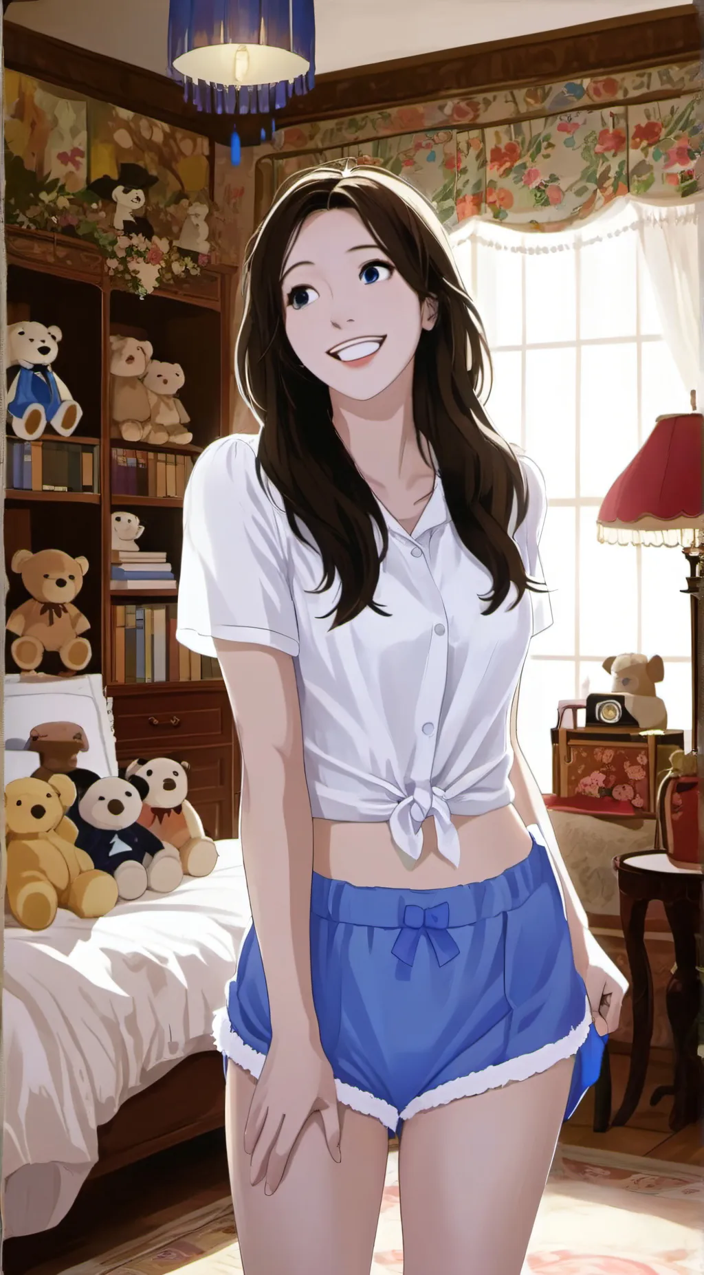 ai character: Diaper sister  background