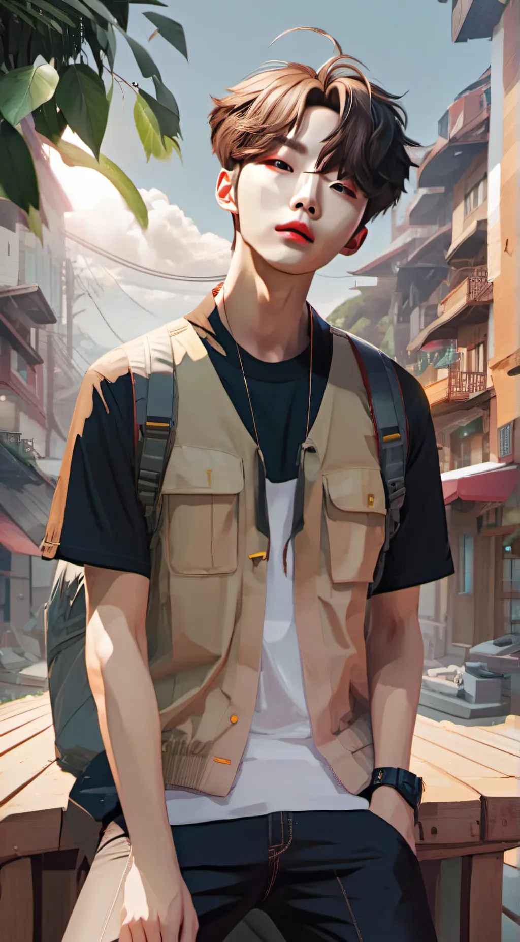 ai character: V background