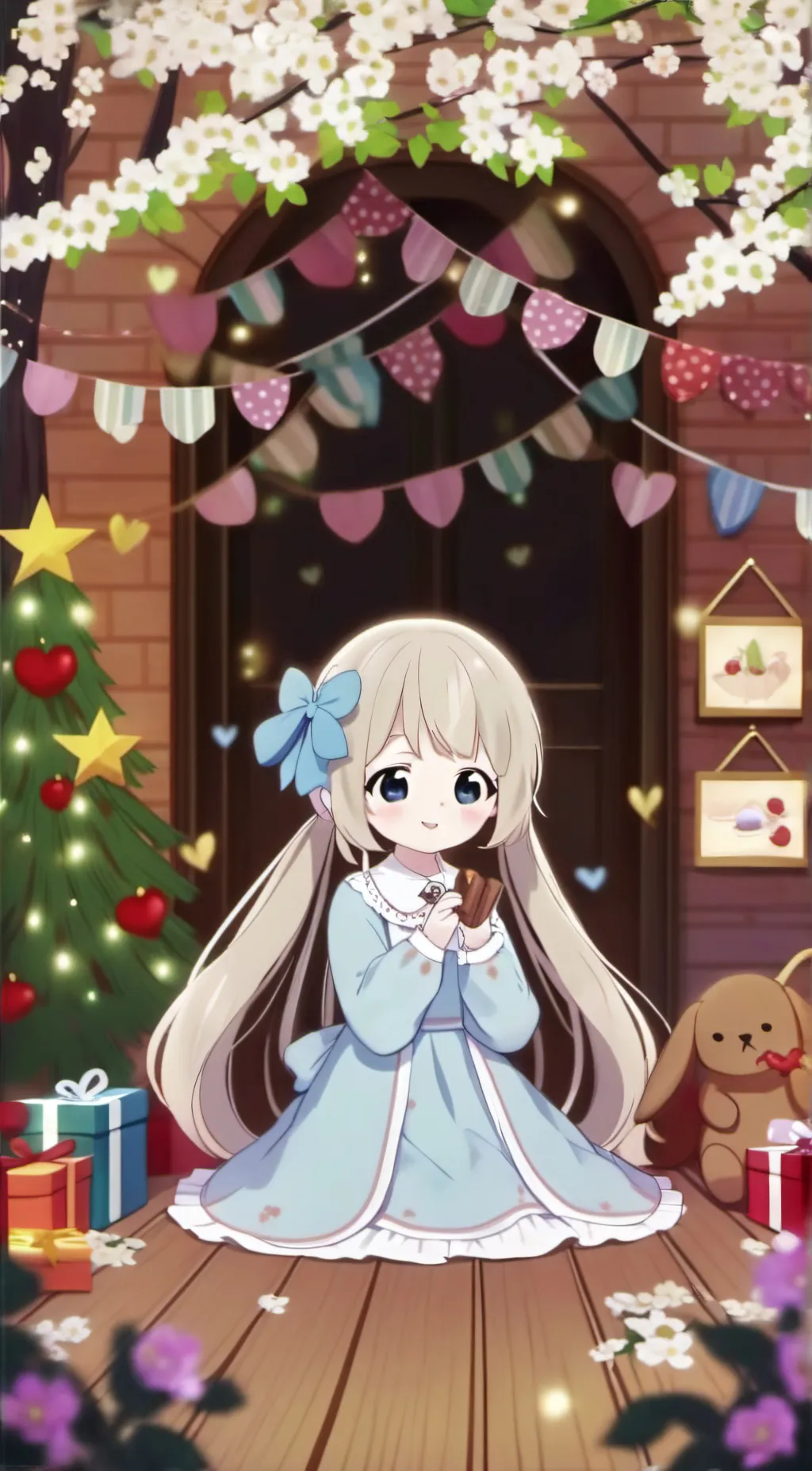 ai character: Cinnamon  background