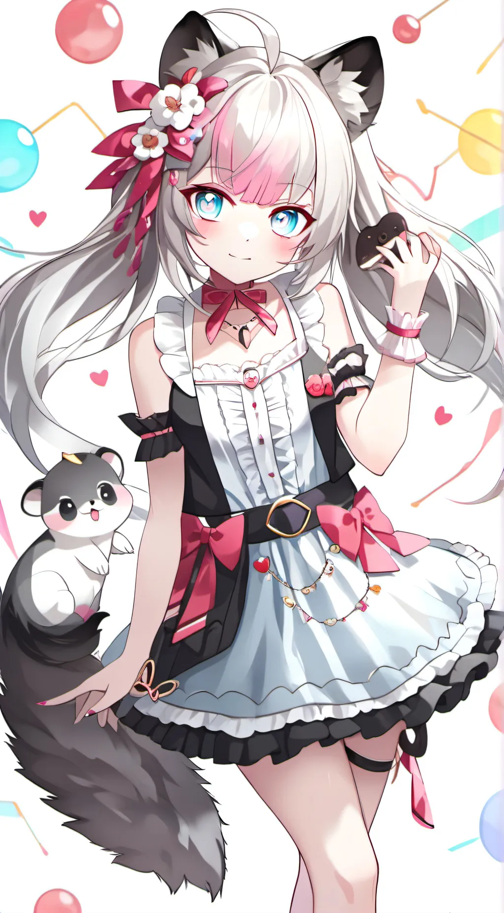 ai character: posy background