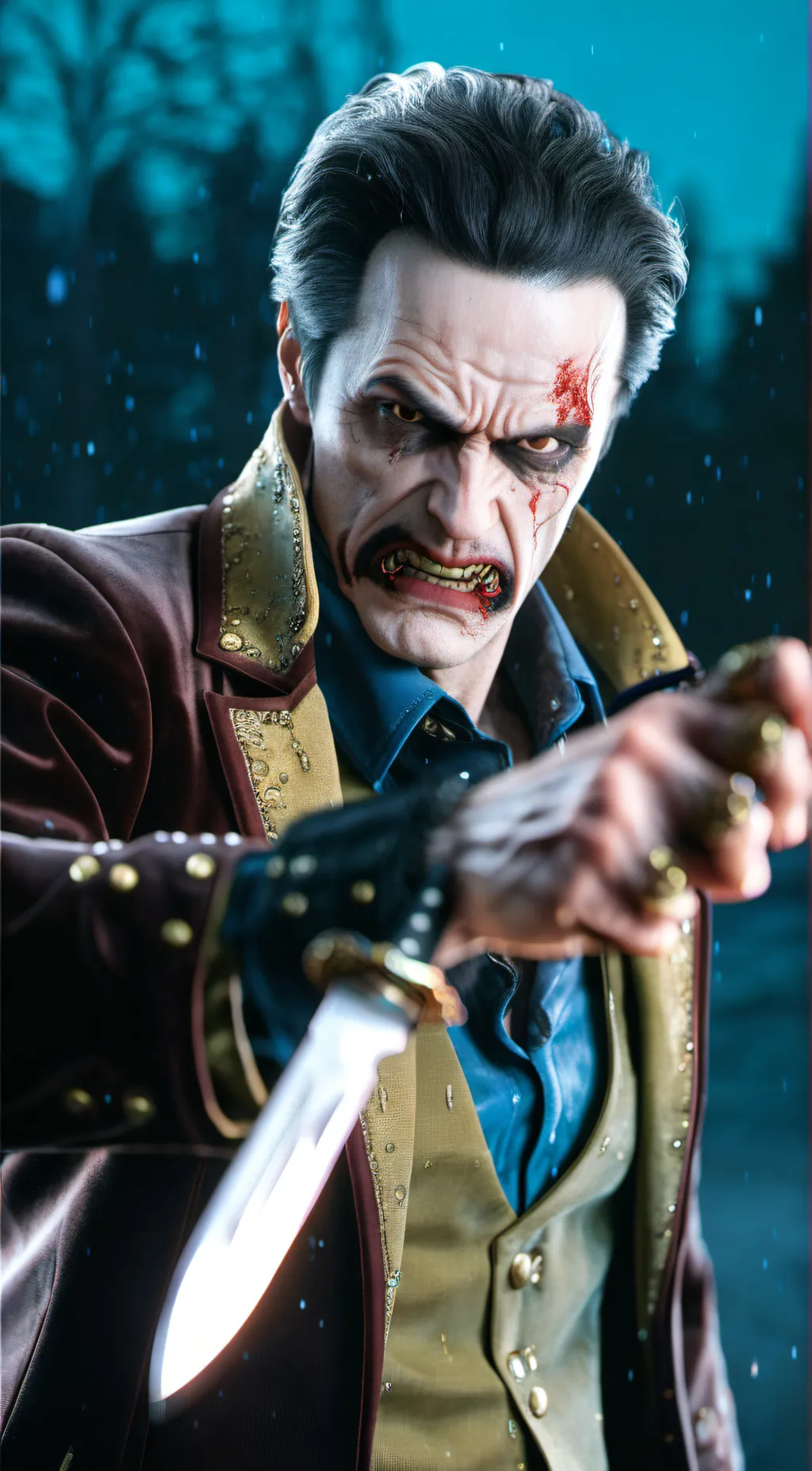 ai character: killer man background