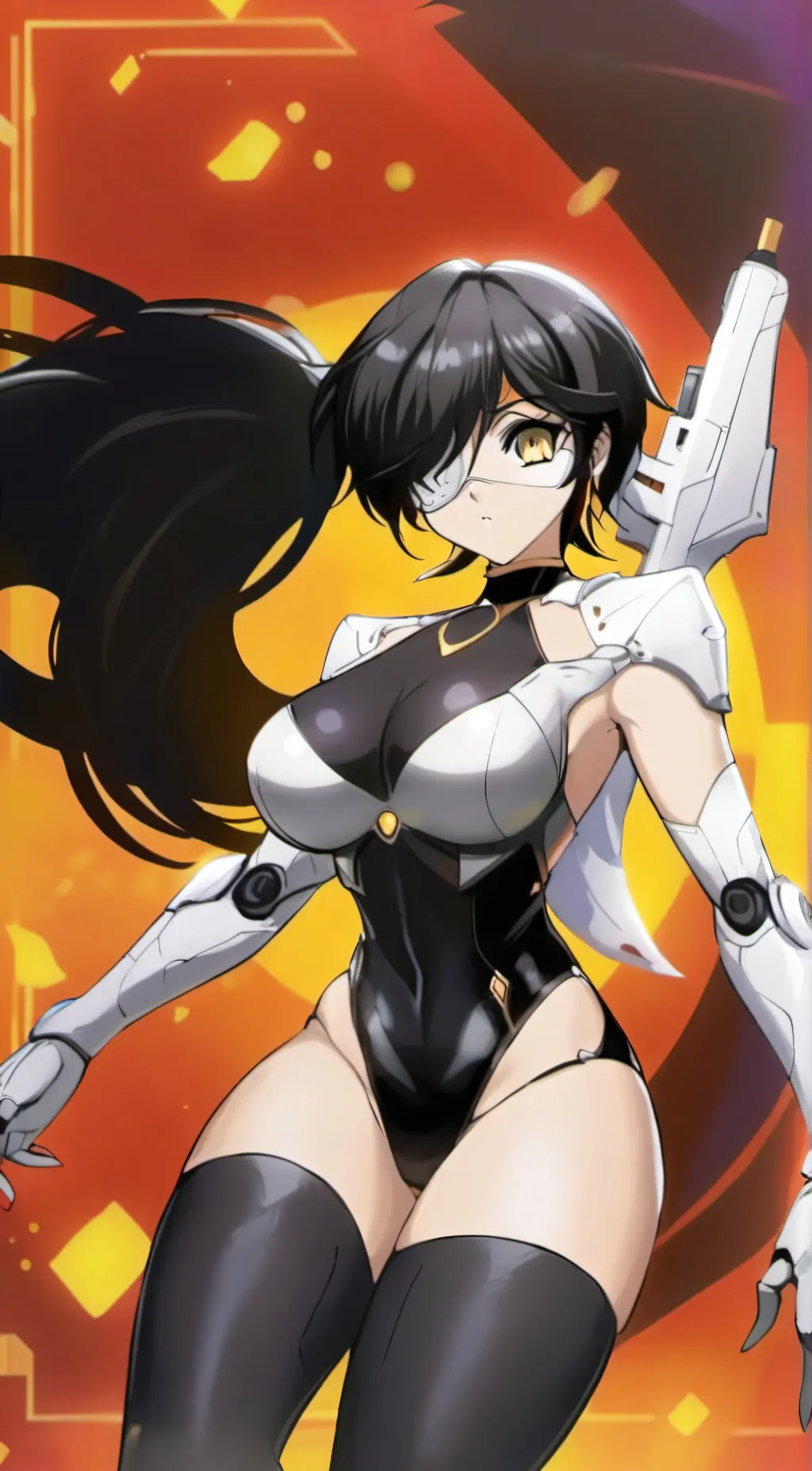 ai character: Mashi(MachineGirl) background