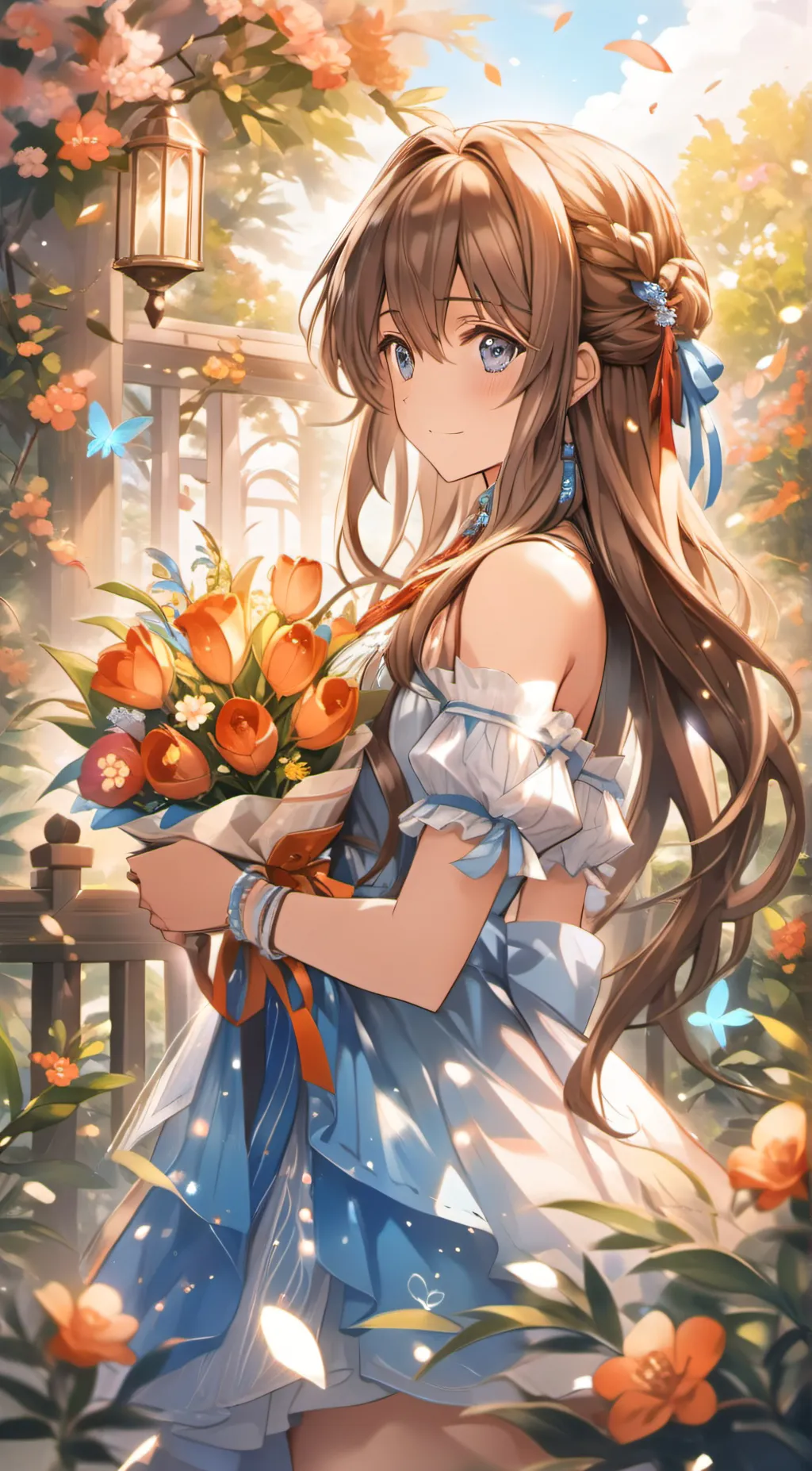 ai character: Lily background