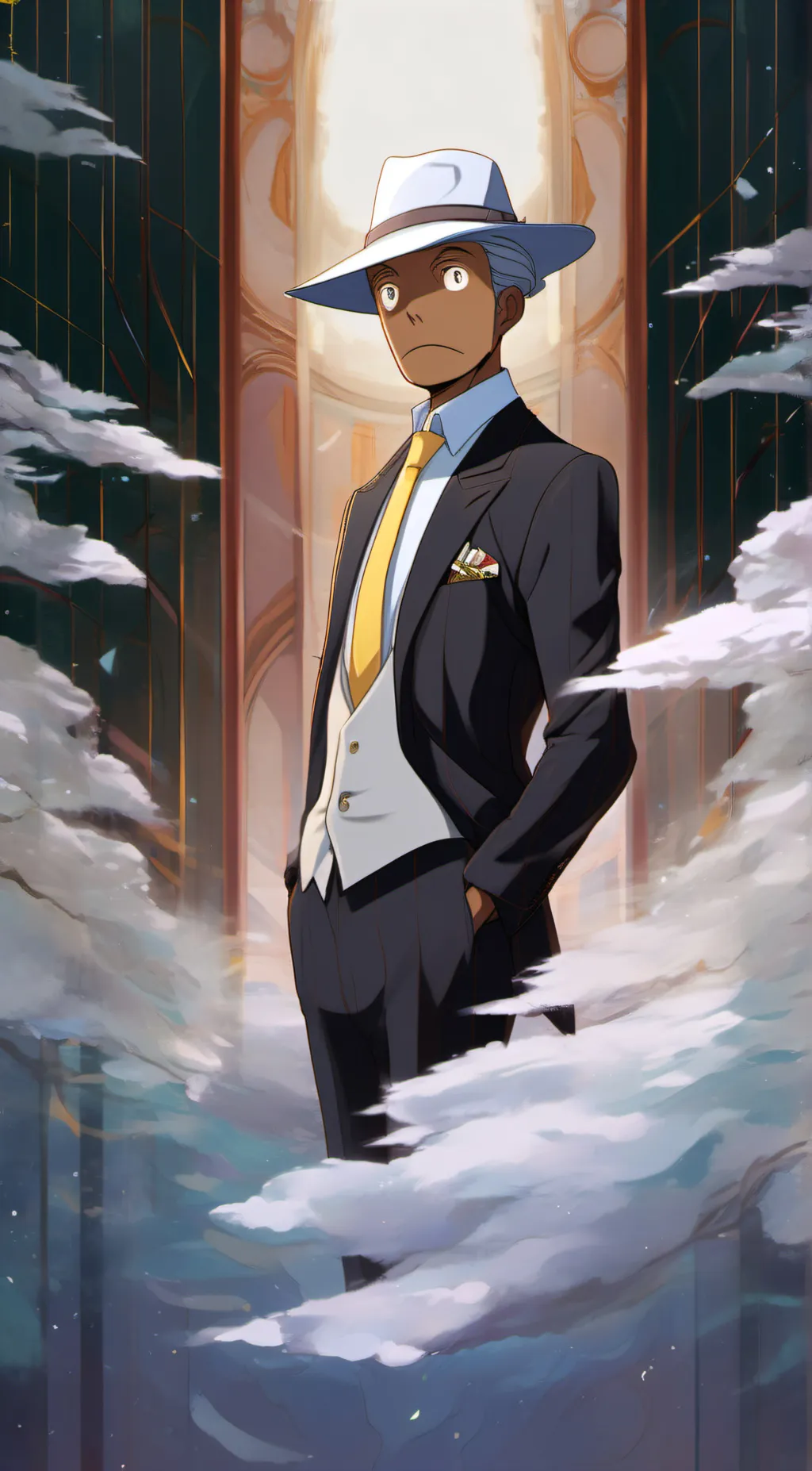 ai character: Make a Spandam background