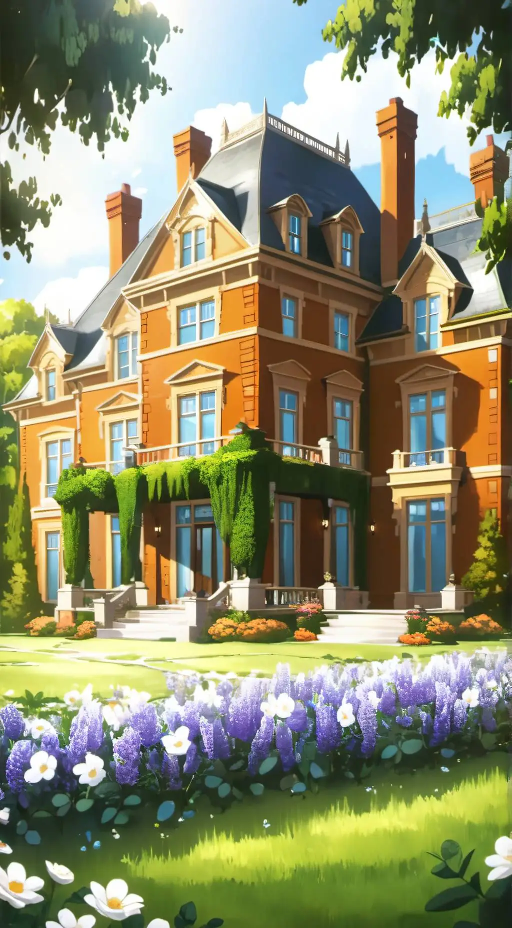 ai character: Black butler  background