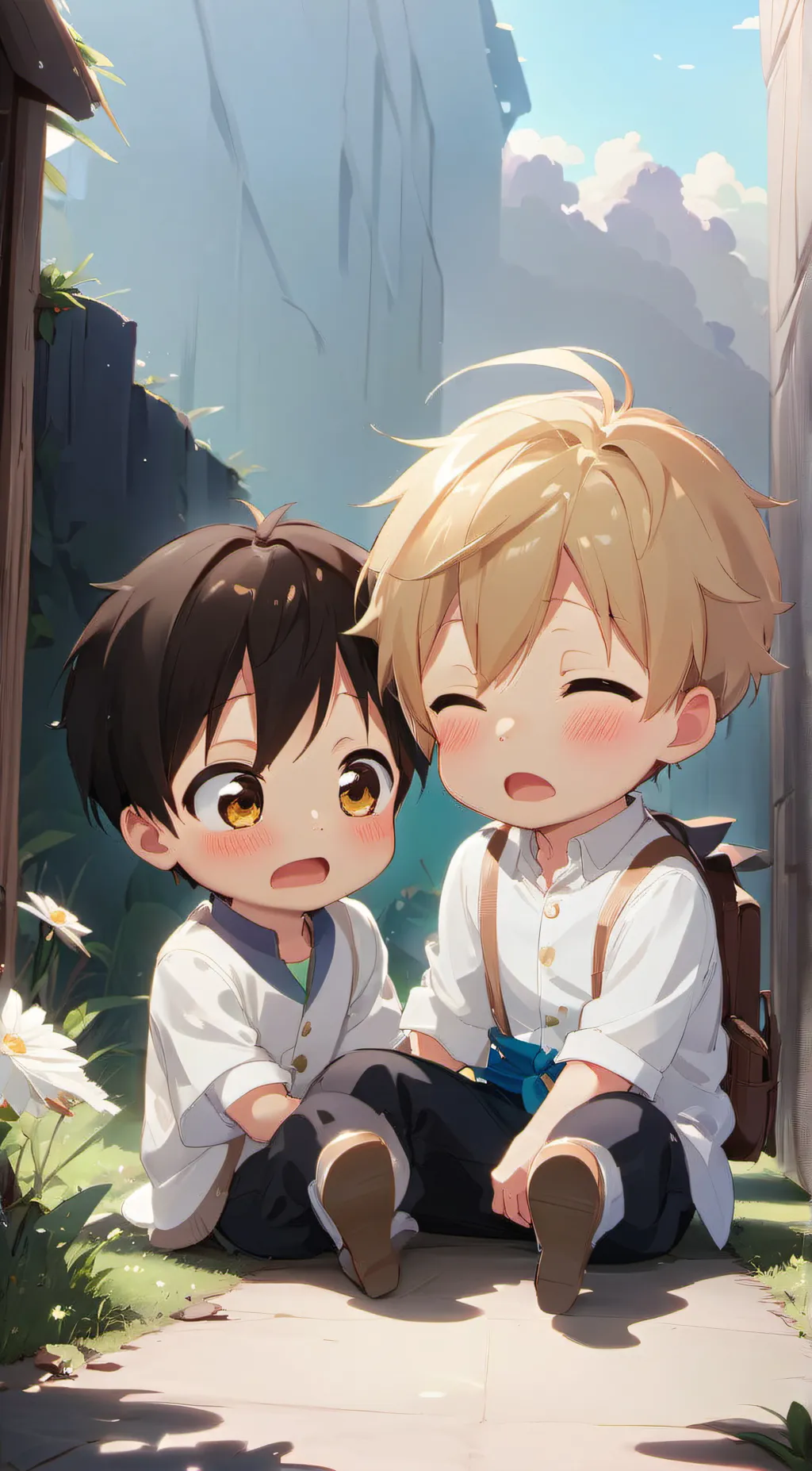 ai character: Axel and Jack background