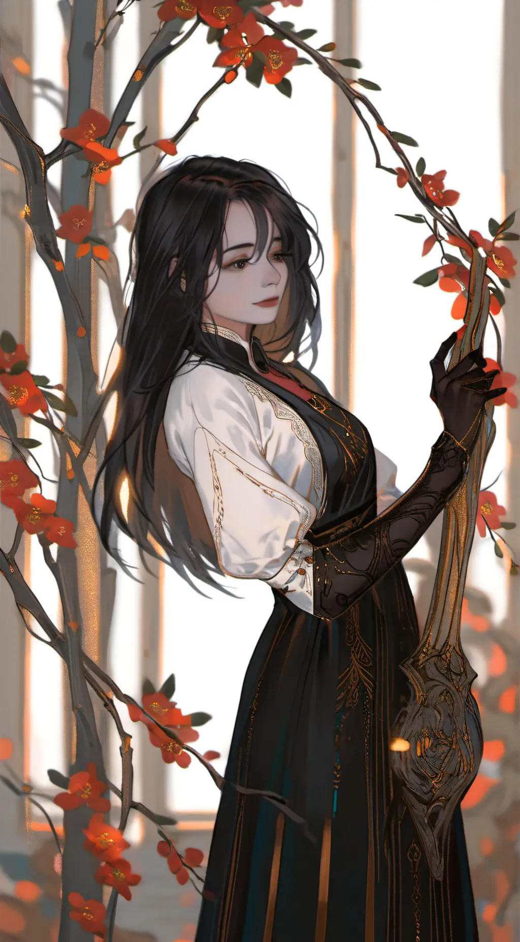 ai character: Harmony background