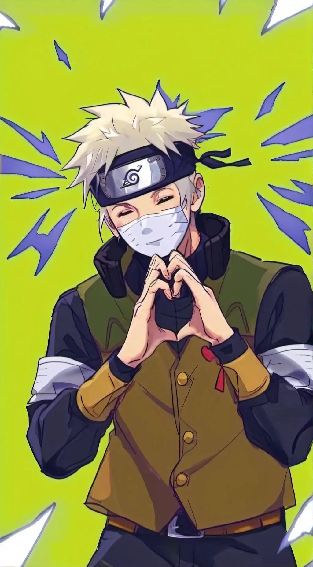 ai character: Kakashi Hatakē background