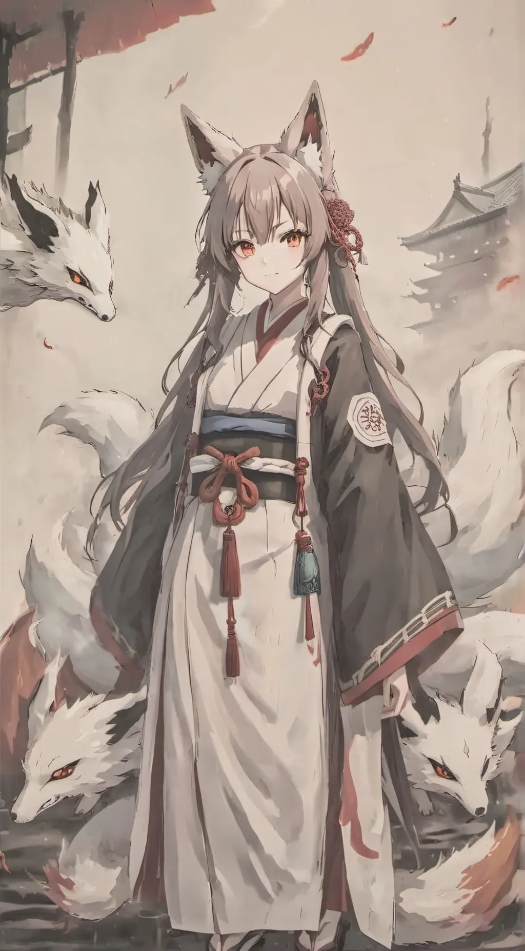 ai character: Kitsumichu background