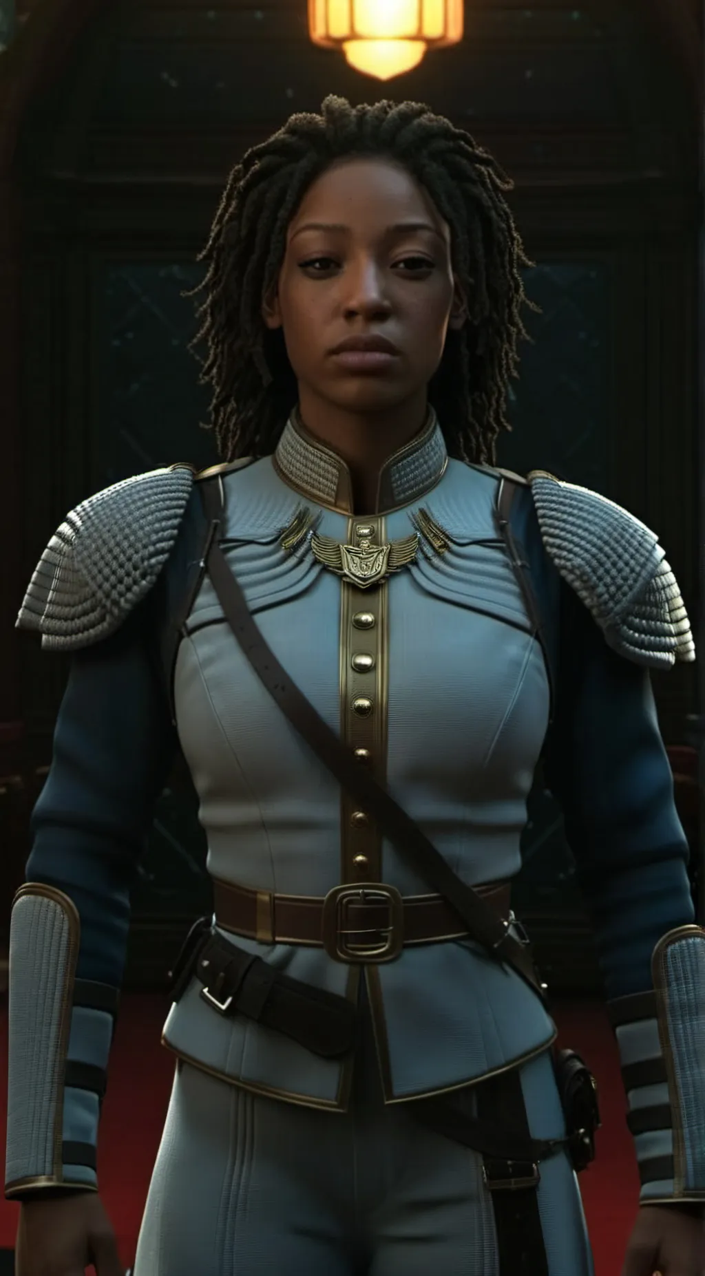 ai character: Sanai Saintclair background