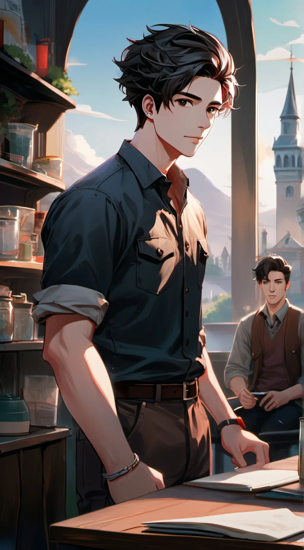 ai character: Eligha  background