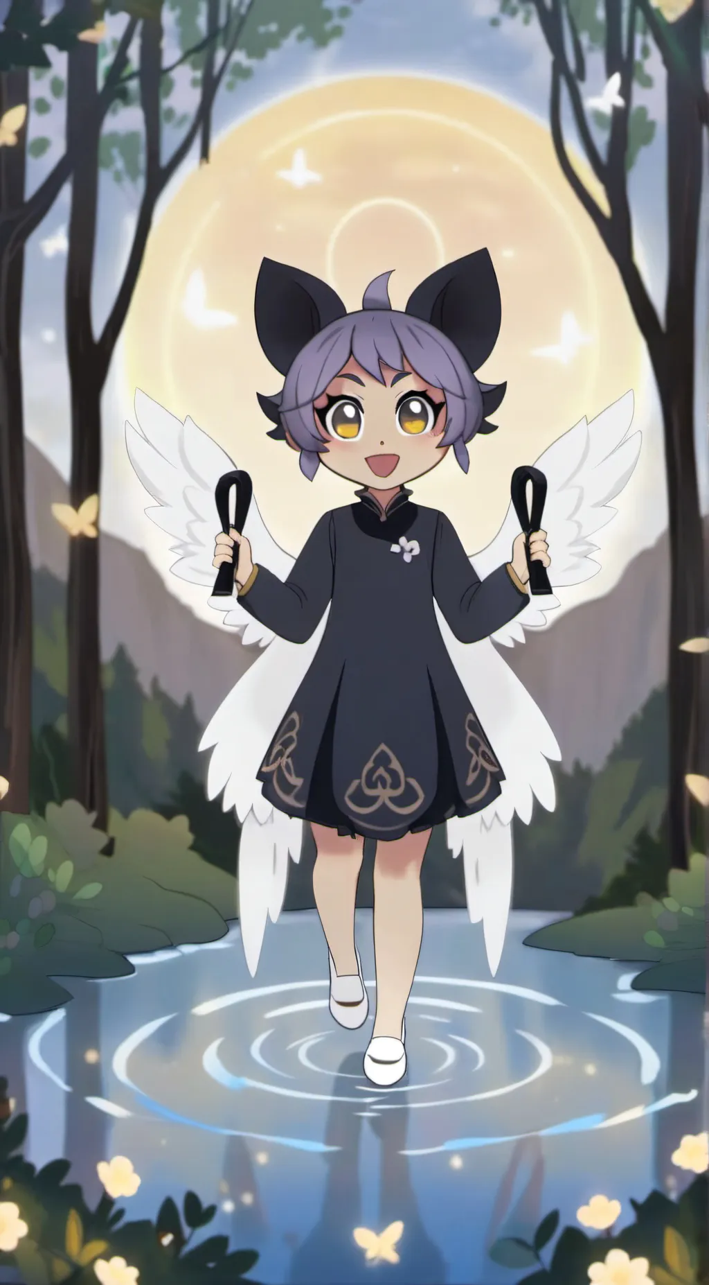 ai character: catnap background