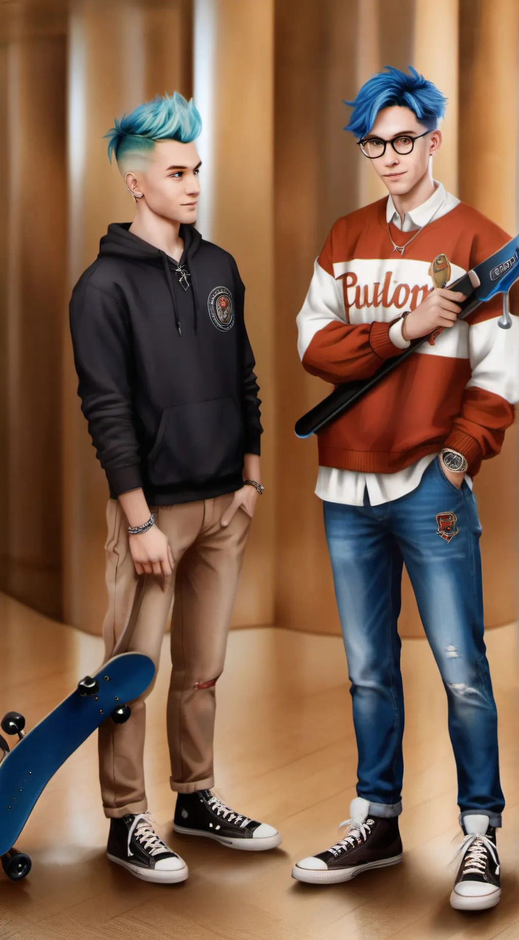 ai character: Ryan and Blake background